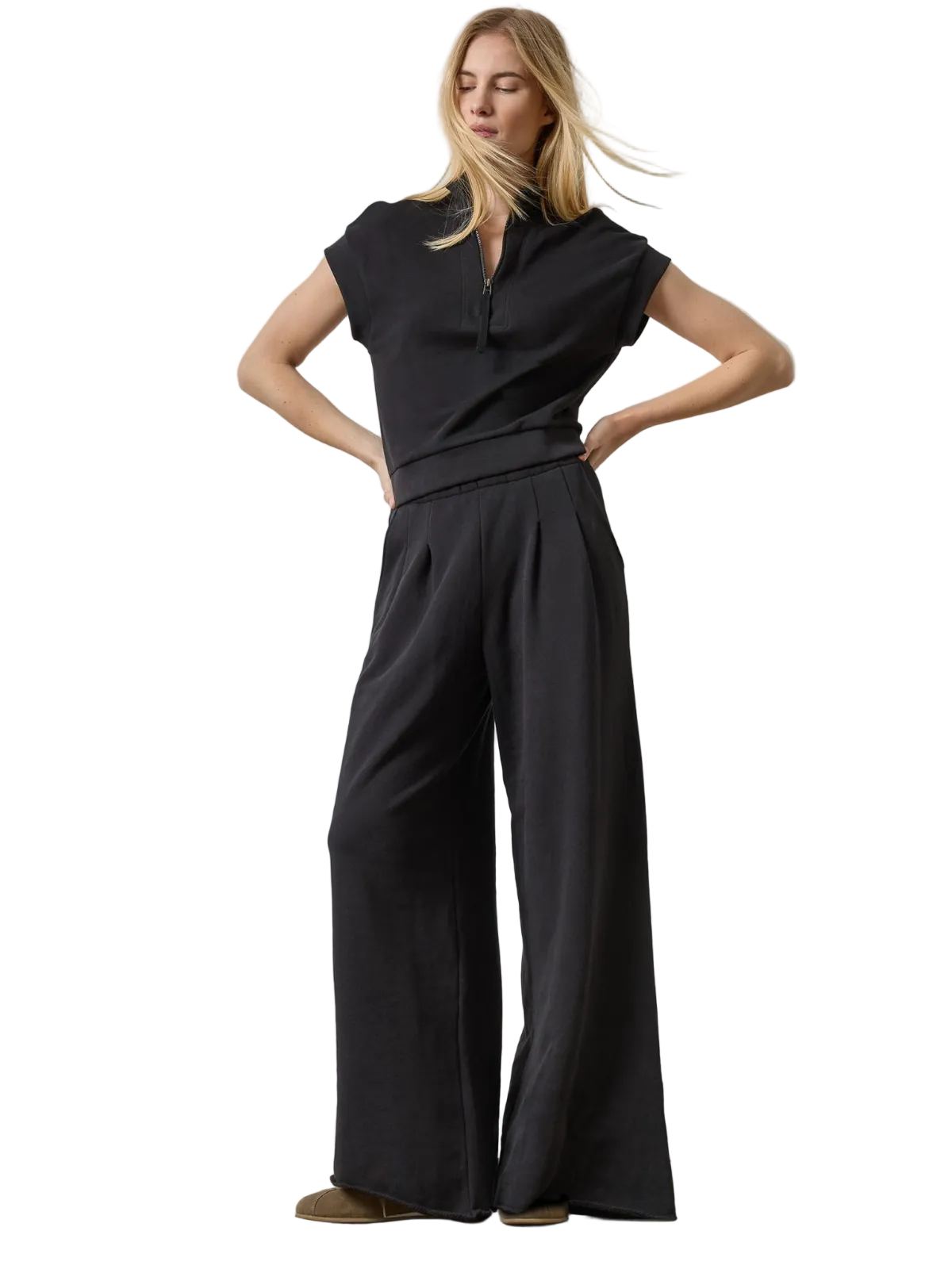 Full Length Terry Pant_Lilap_PA3542-BLA