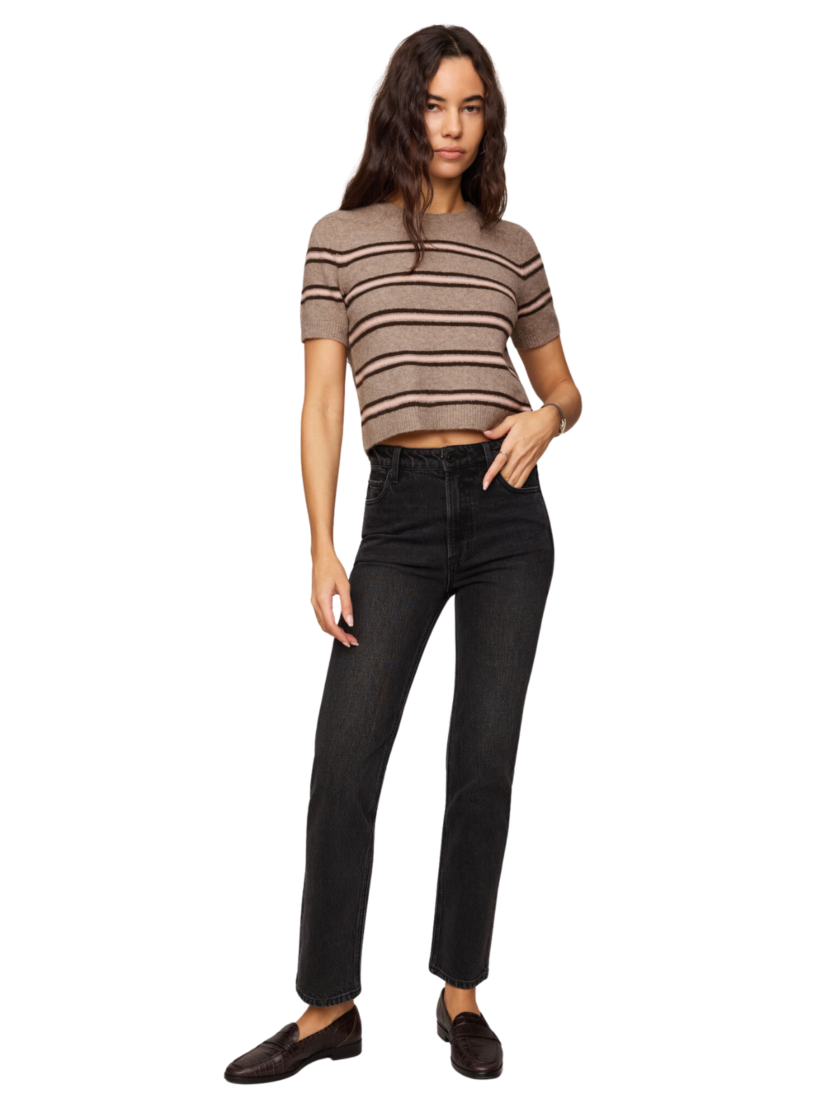 Gatewood Stripe Sweater_Z Supply_ZW263305-HEA