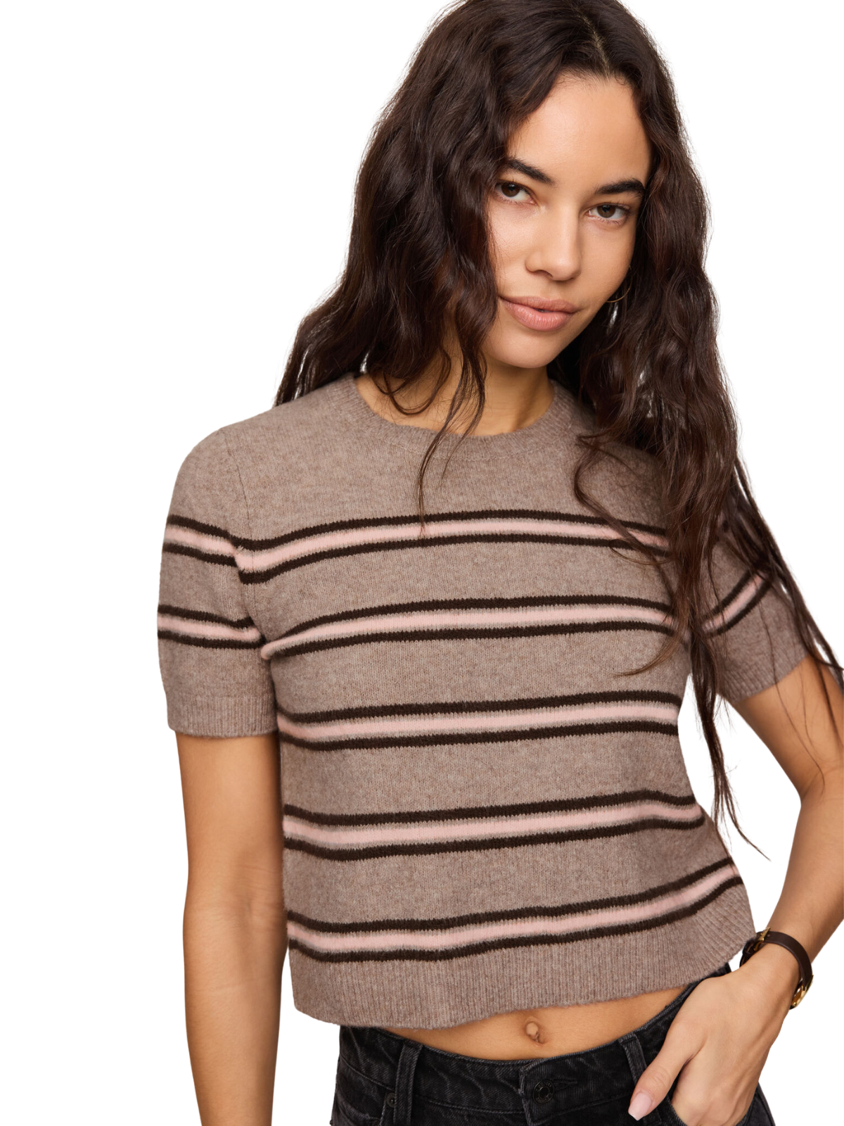 Gatewood Stripe Sweater_Z Supply_ZW263305-HEA