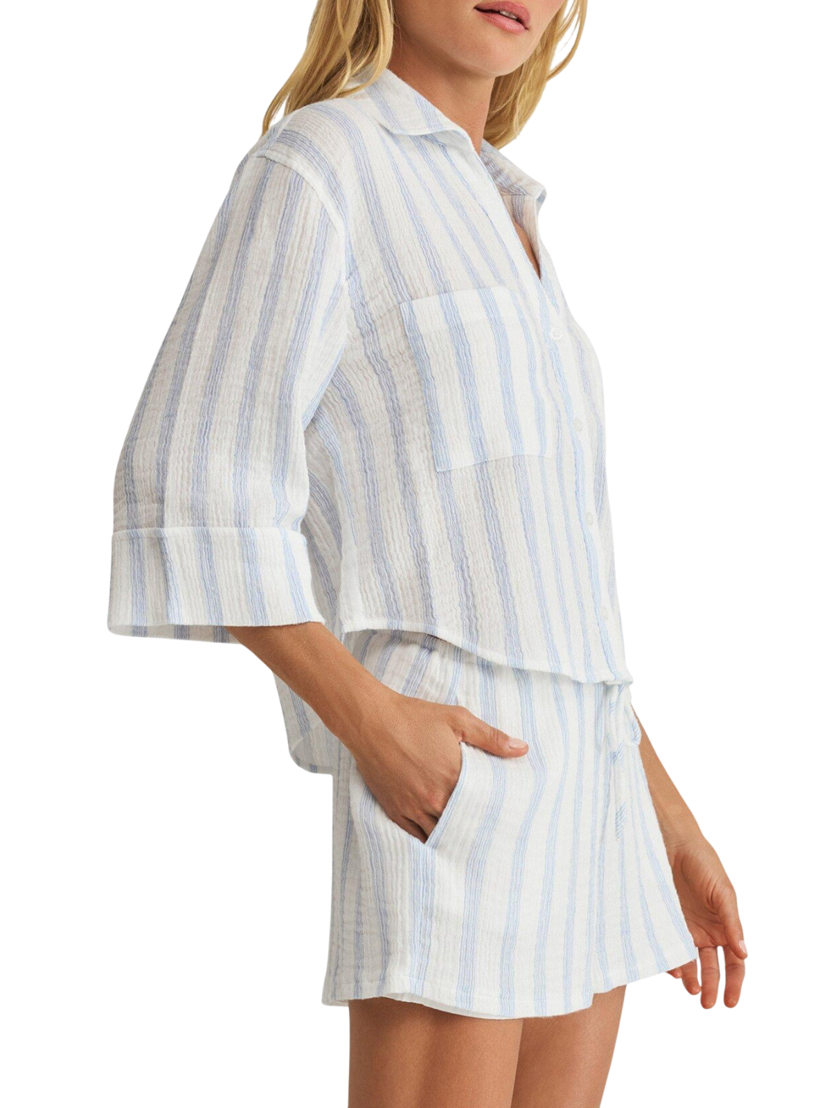 Helena Striped Shirt_Z Supply_ZT262977-SSA