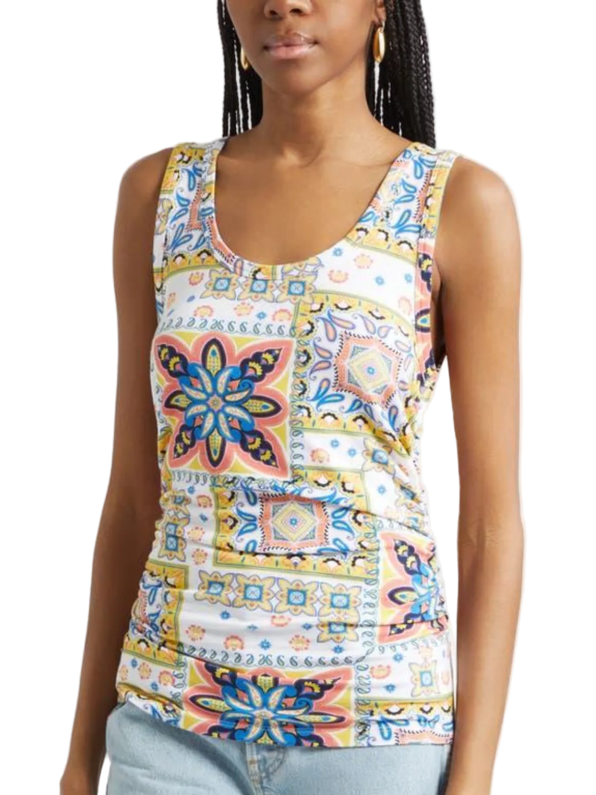 Indie Printed Tank Top_Ramy Brook_A05261010
