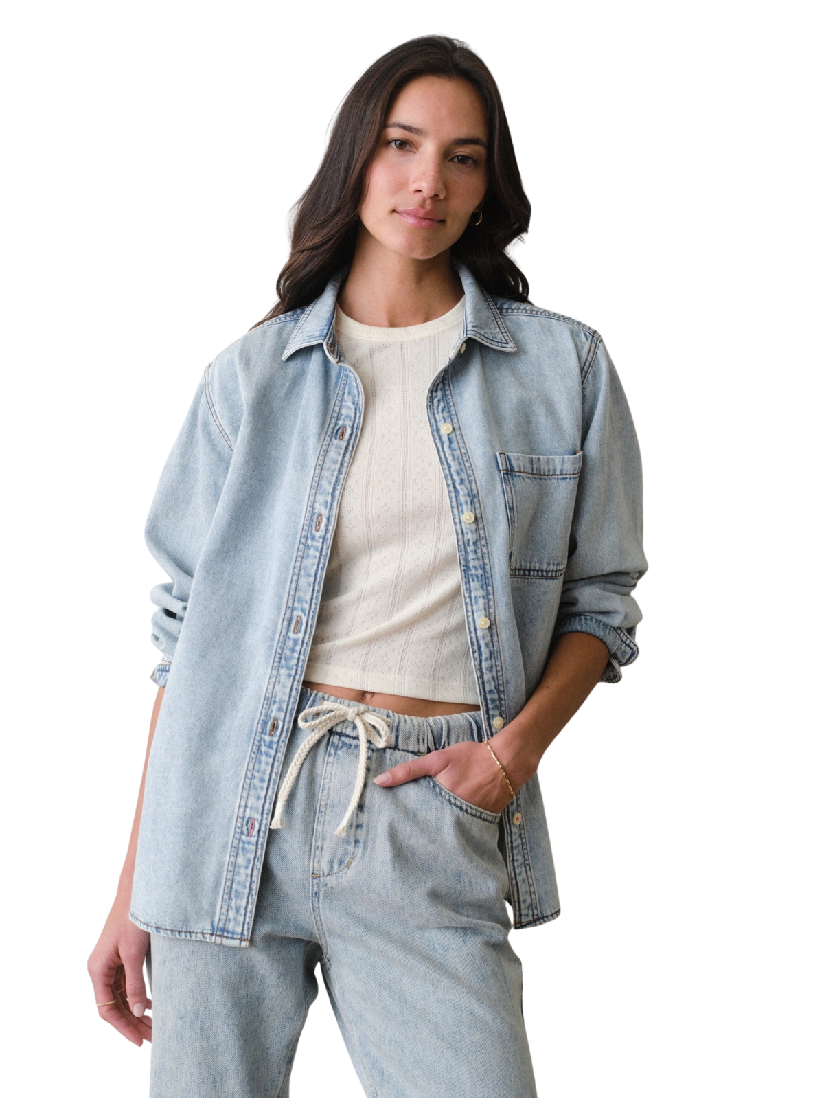 Jane Relaxed Denim Shirt_Marine Layer_1260204141027-MDW