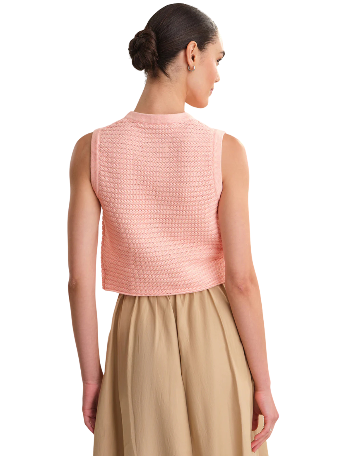 Jayme Button Through Textured Vest_525 America_110047357-Z0699