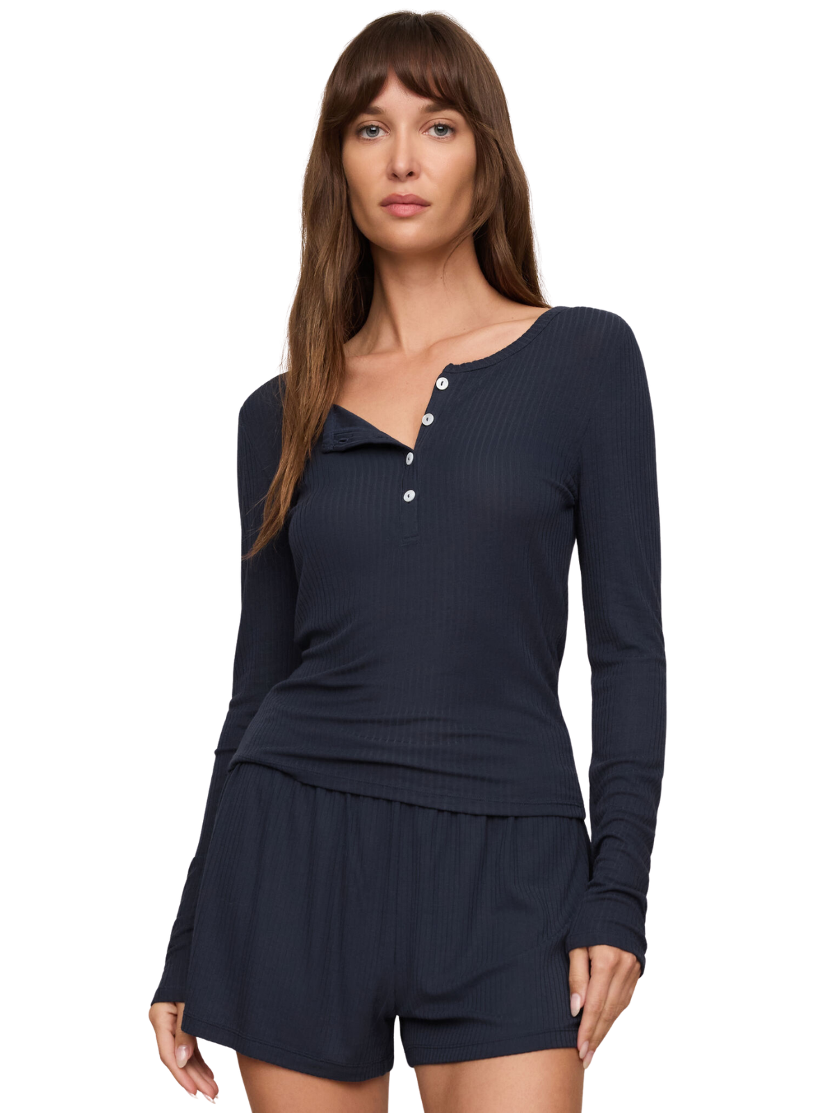 Just Right Rib Longsleeve Top_Z Supply_ZLT263470-ECP
