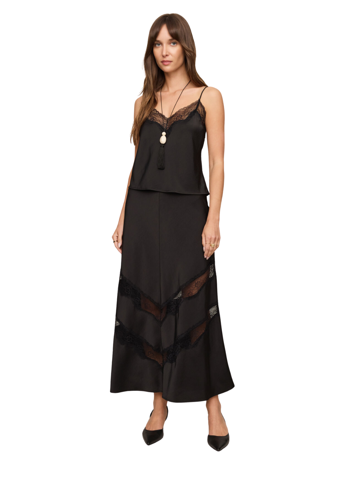 Kori Lace Inset Cami_Z Supply_ZT263275-BLK