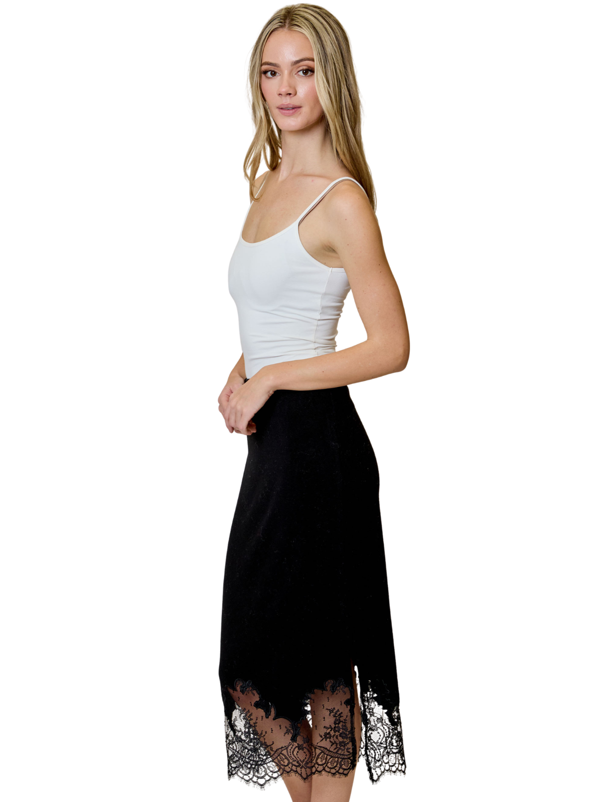 Lace Detail Skirt