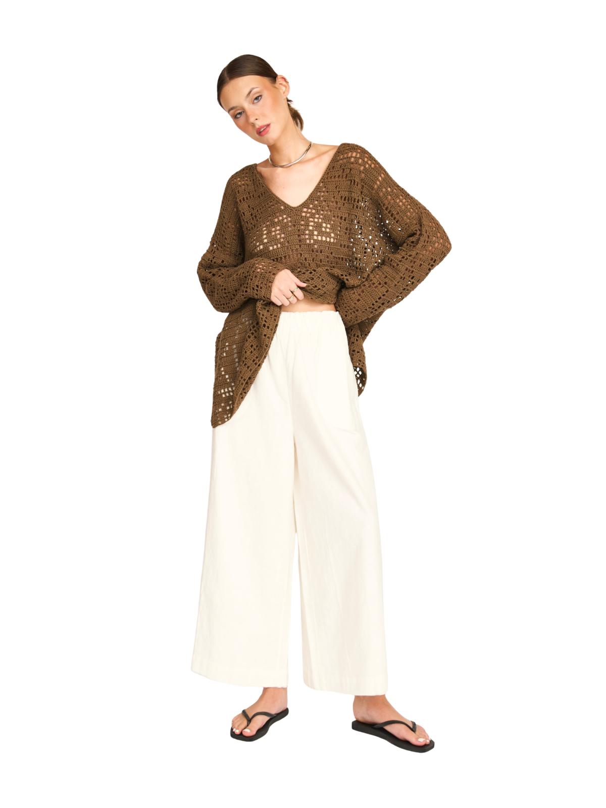 Mirth Pant In White_Mirth_P178506I