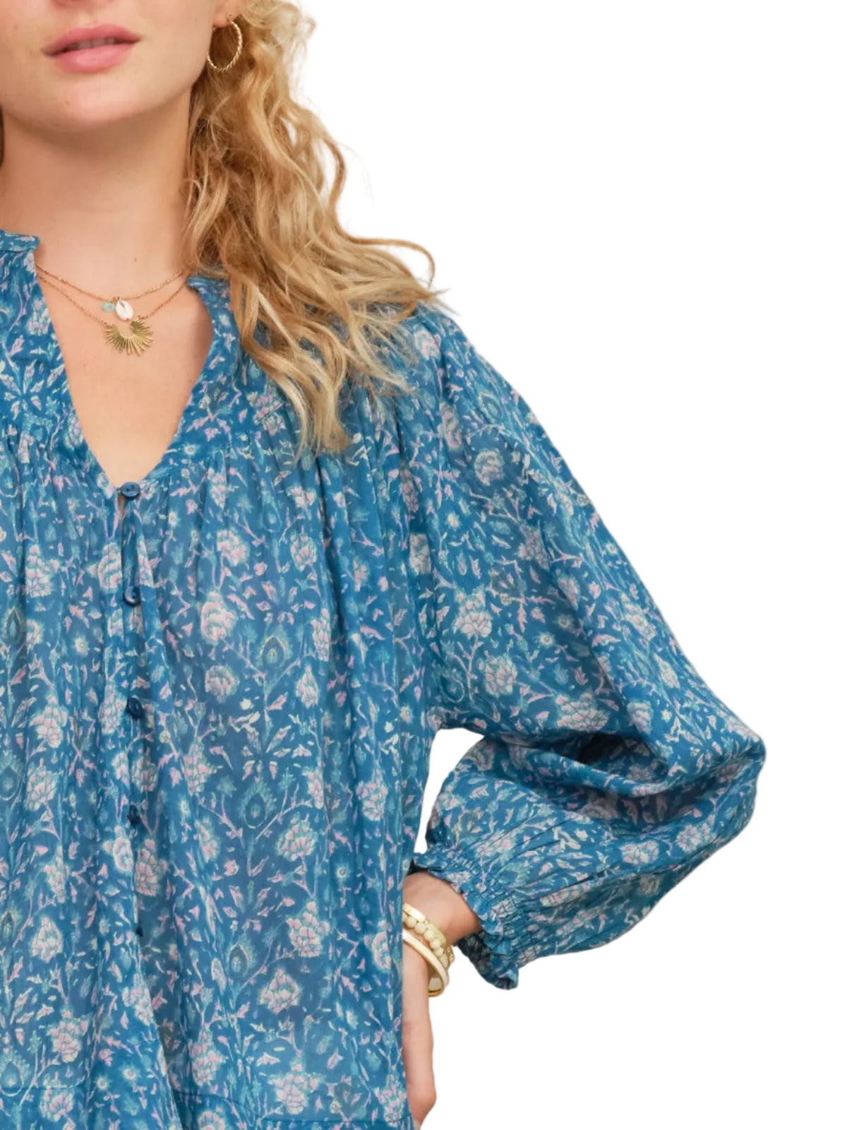 Myla Print Long Sleeve Top_Mabe_740301 1