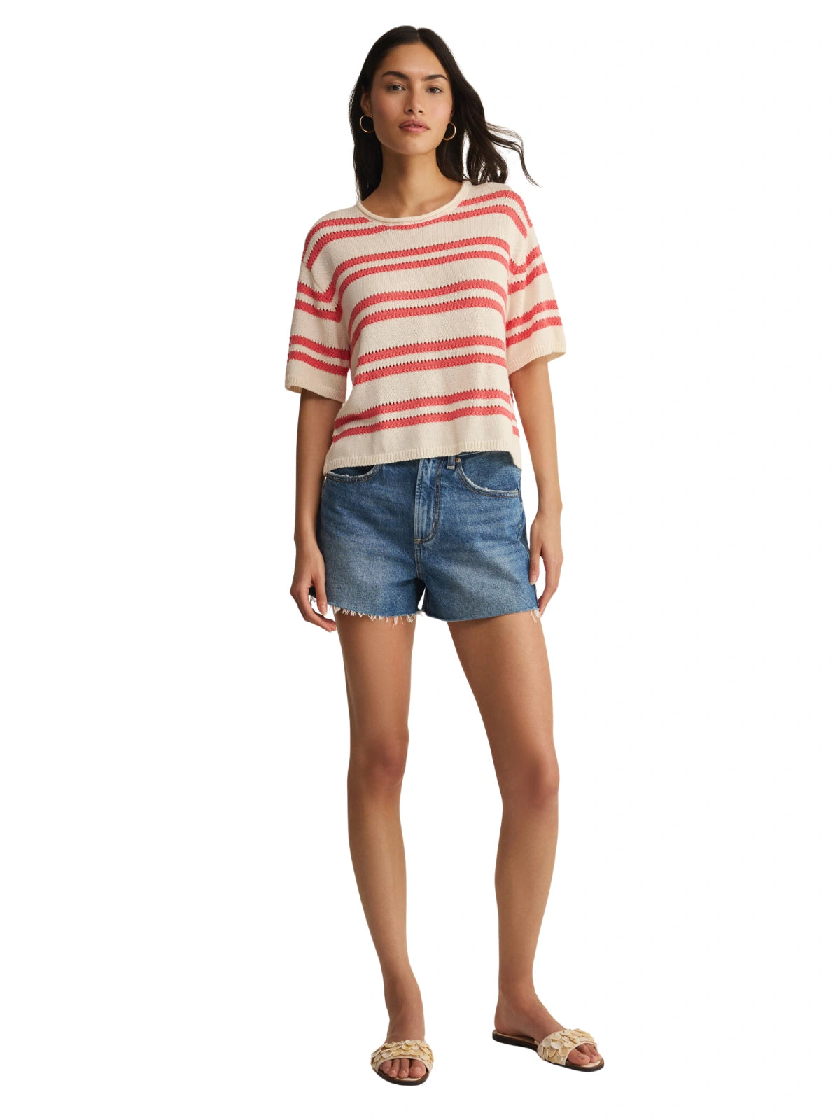 Prado Stripe Sweater Tee