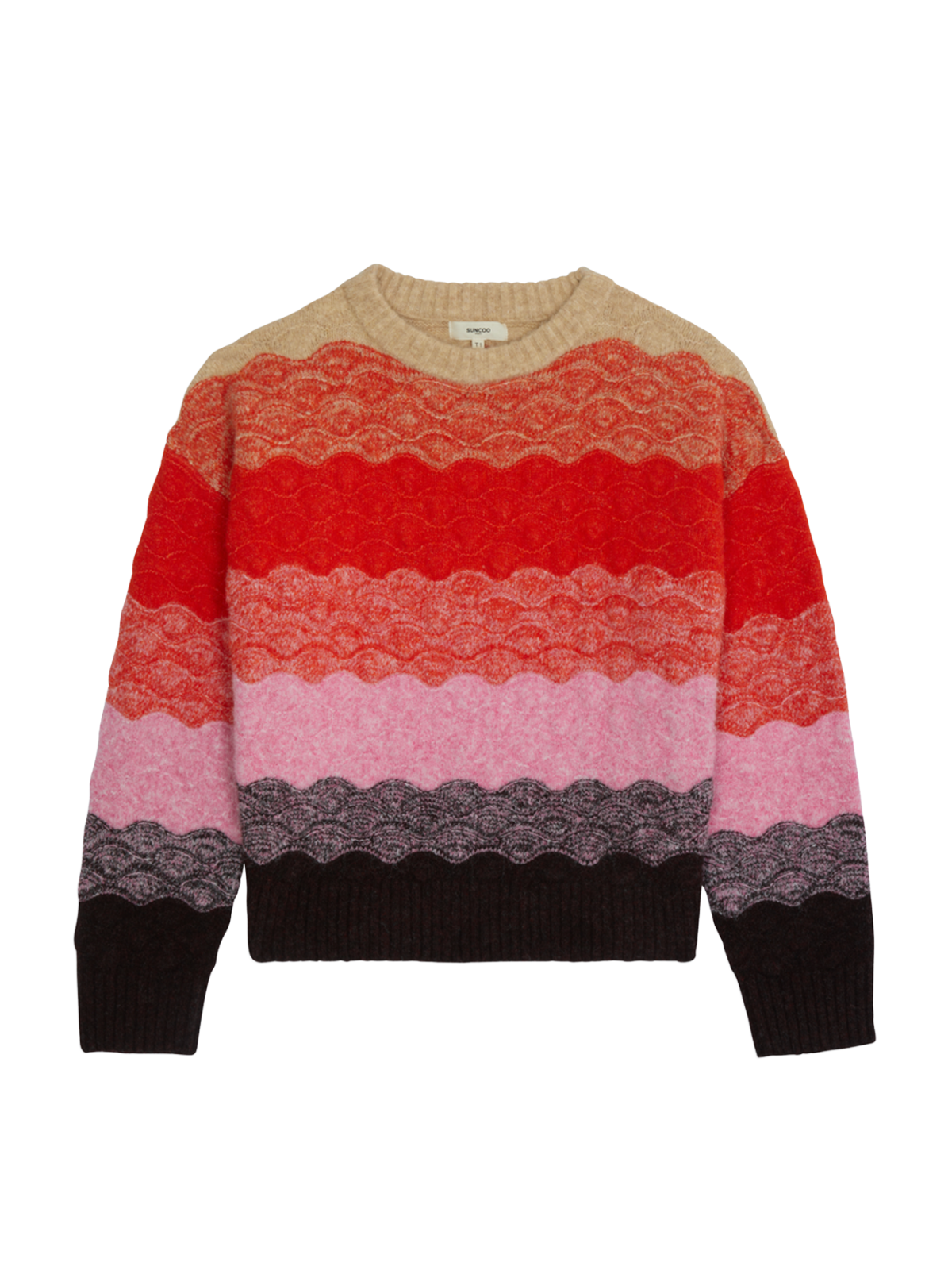 Panayo Striped Knit Sweater_Suncoo_H26M01013-00268