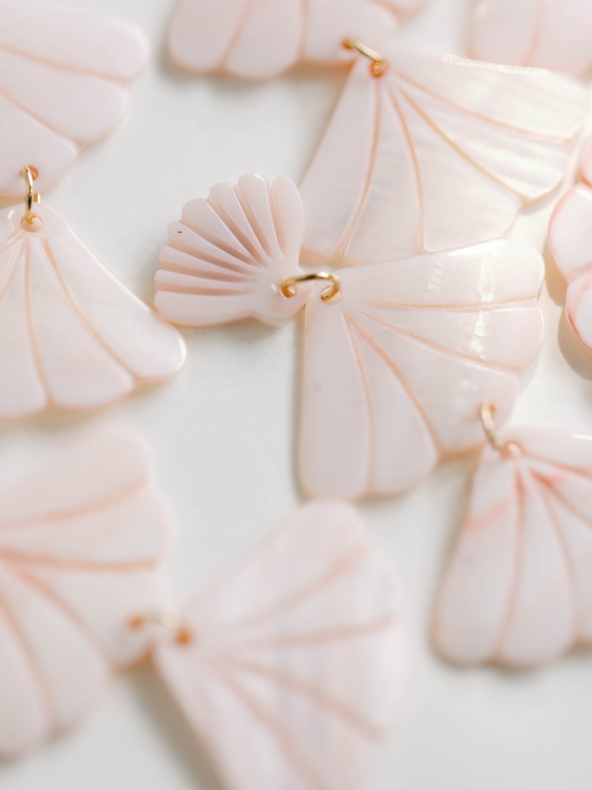 Pink Mermaid Shell Drop Earrings_St Armands Designs of Sarasota_SAD242