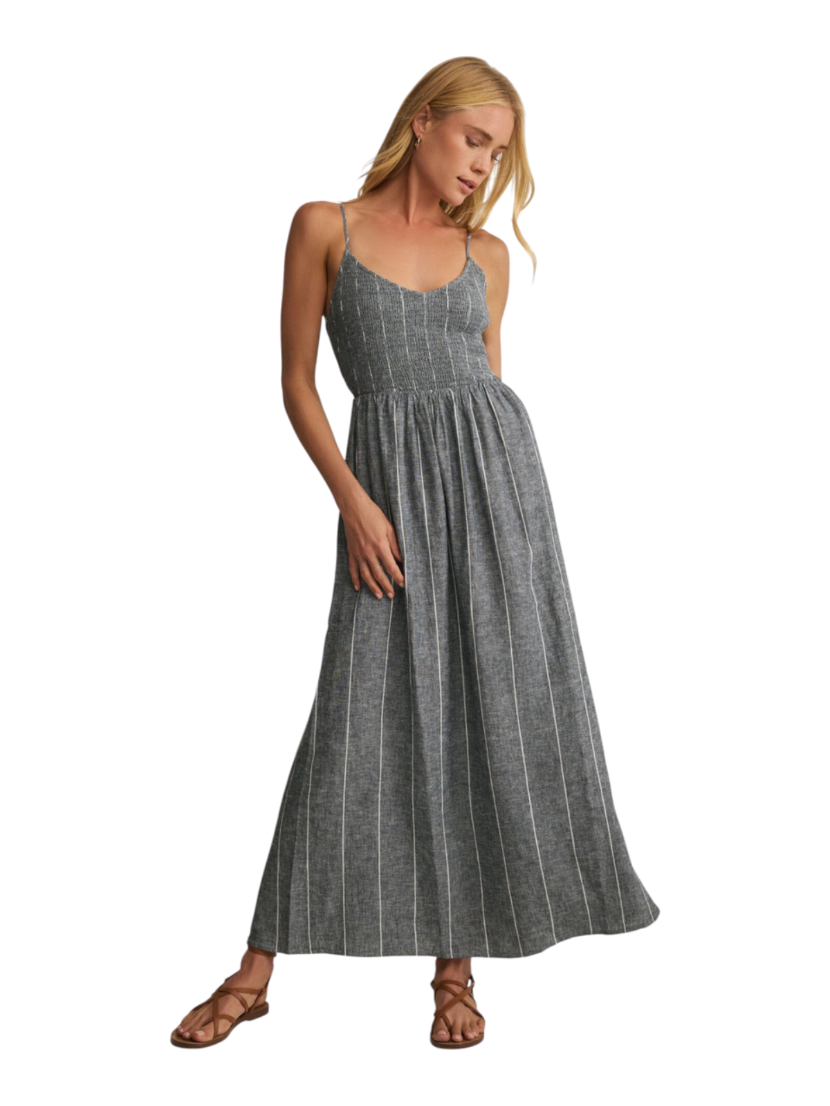 Romy Striped Maxi Dress_Z Supply_ZD262606-ECP-XS_01