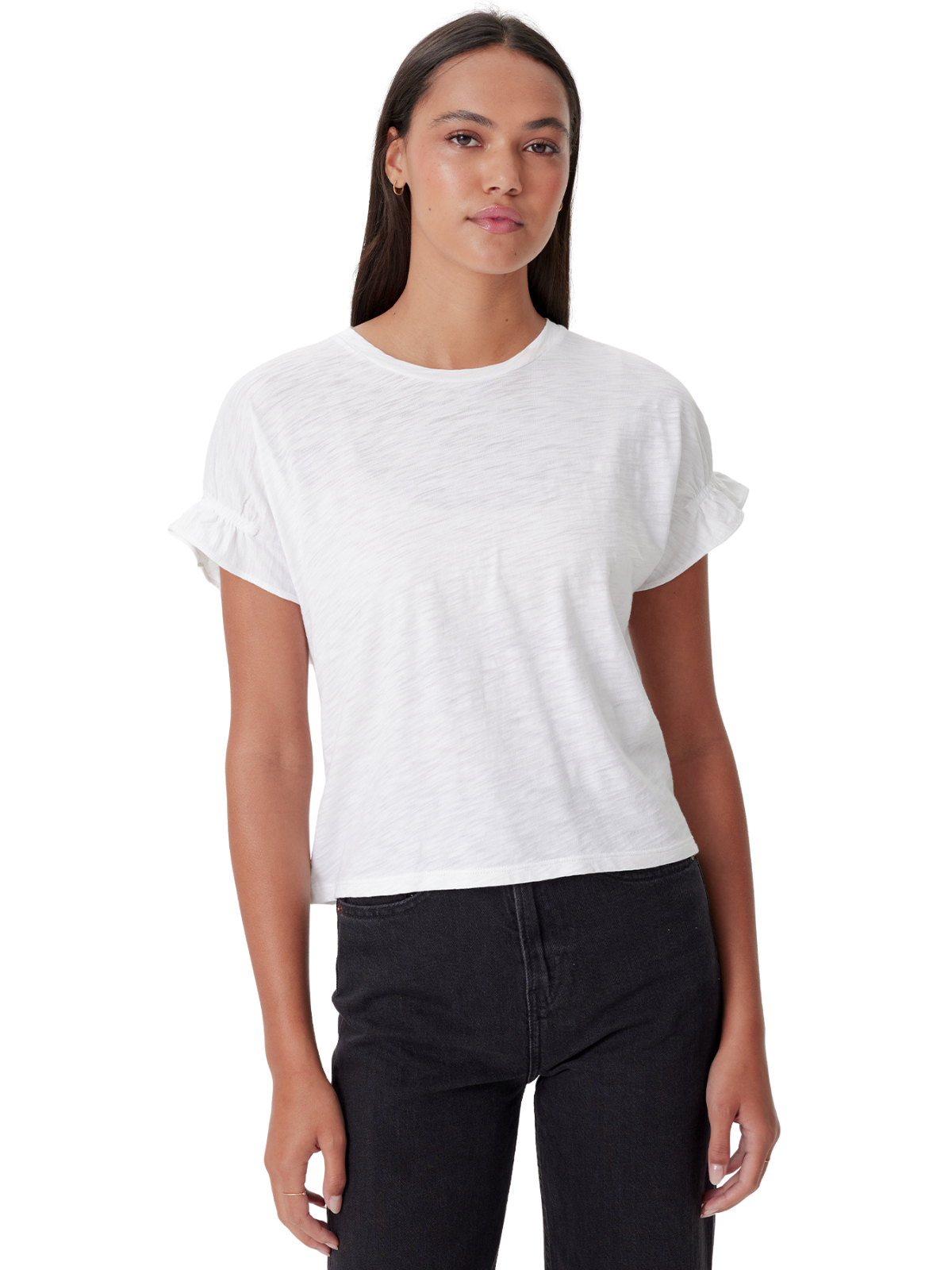 Ruffle Puff Sleeve Top_Goldie Lewinter_25305
