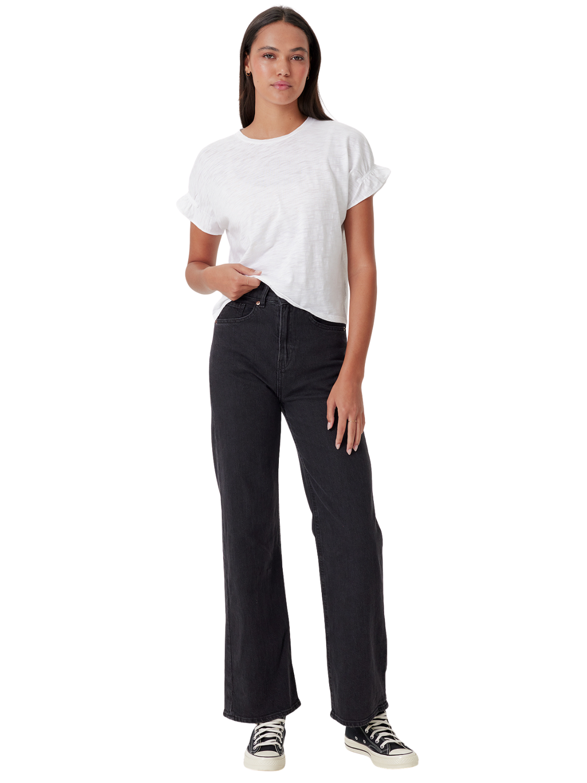 Ruffle Puff Sleeve Top_Goldie Lewinter_25305