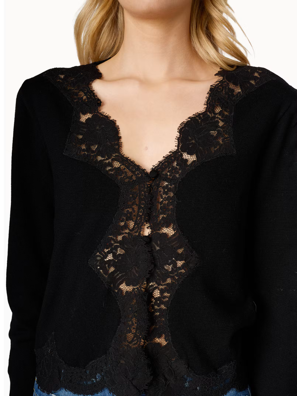 Sanders V Neck Cardigan - Cami - F26-F-T03
