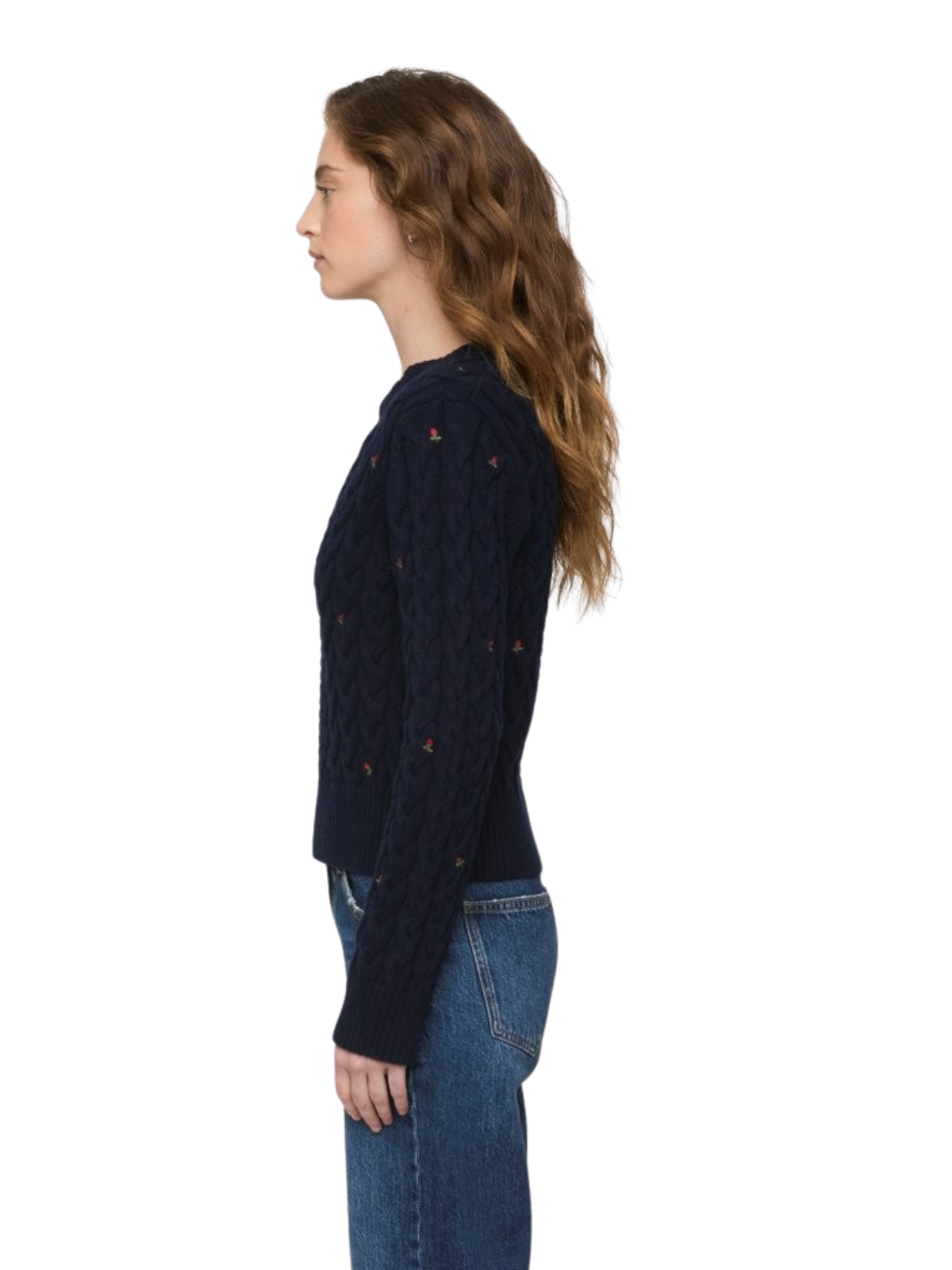 Shana Long Sleeve Embroidered Sweater_Pistola_P00061030-OZ