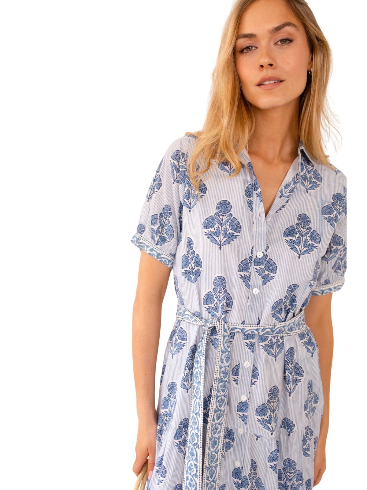 Short Sleeve Shirt Dress_Marea by Liz Joy_7641812762710