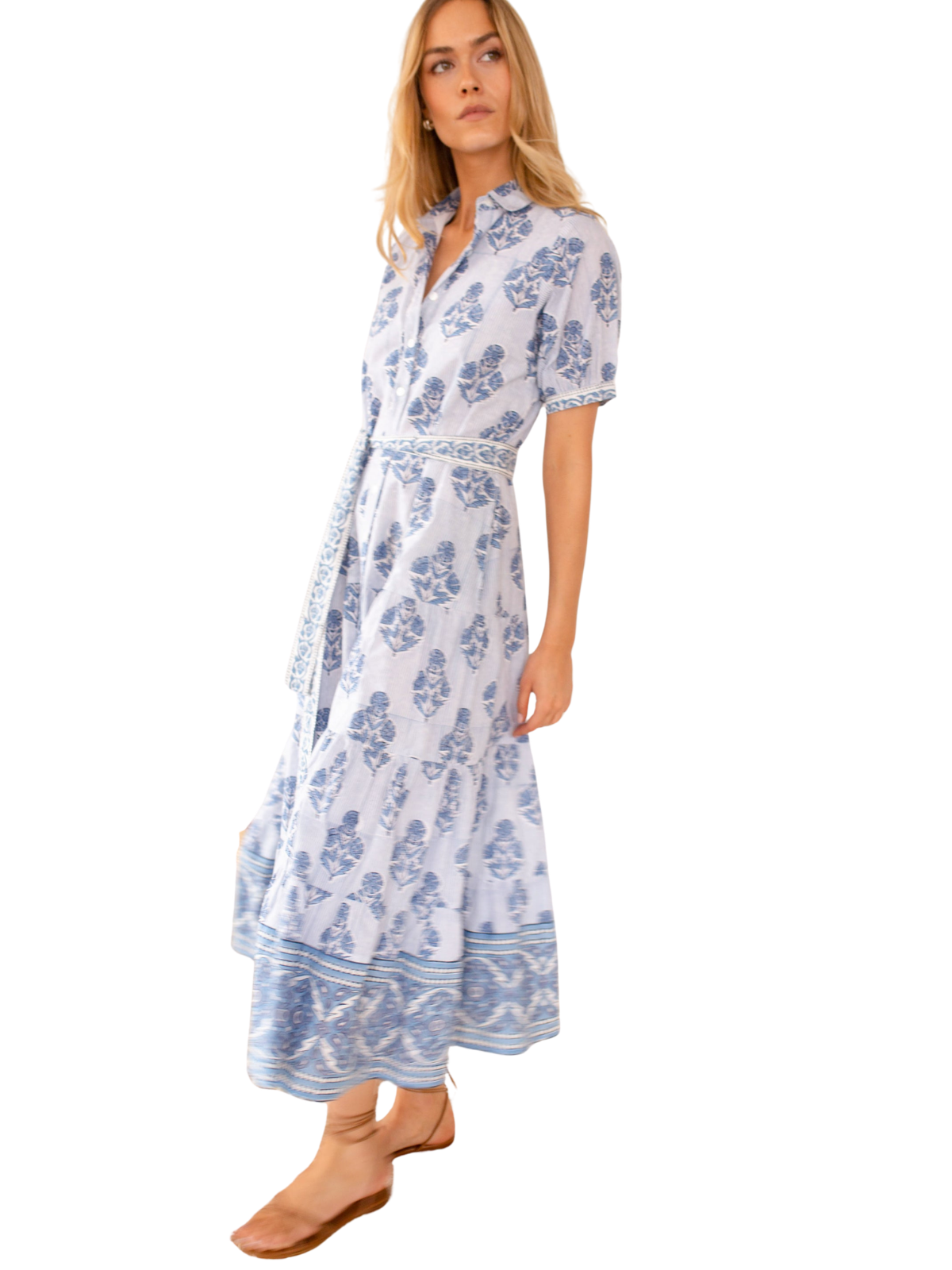 Short Sleeve Shirt Dress_Marea by Liz Joy_7641812762710