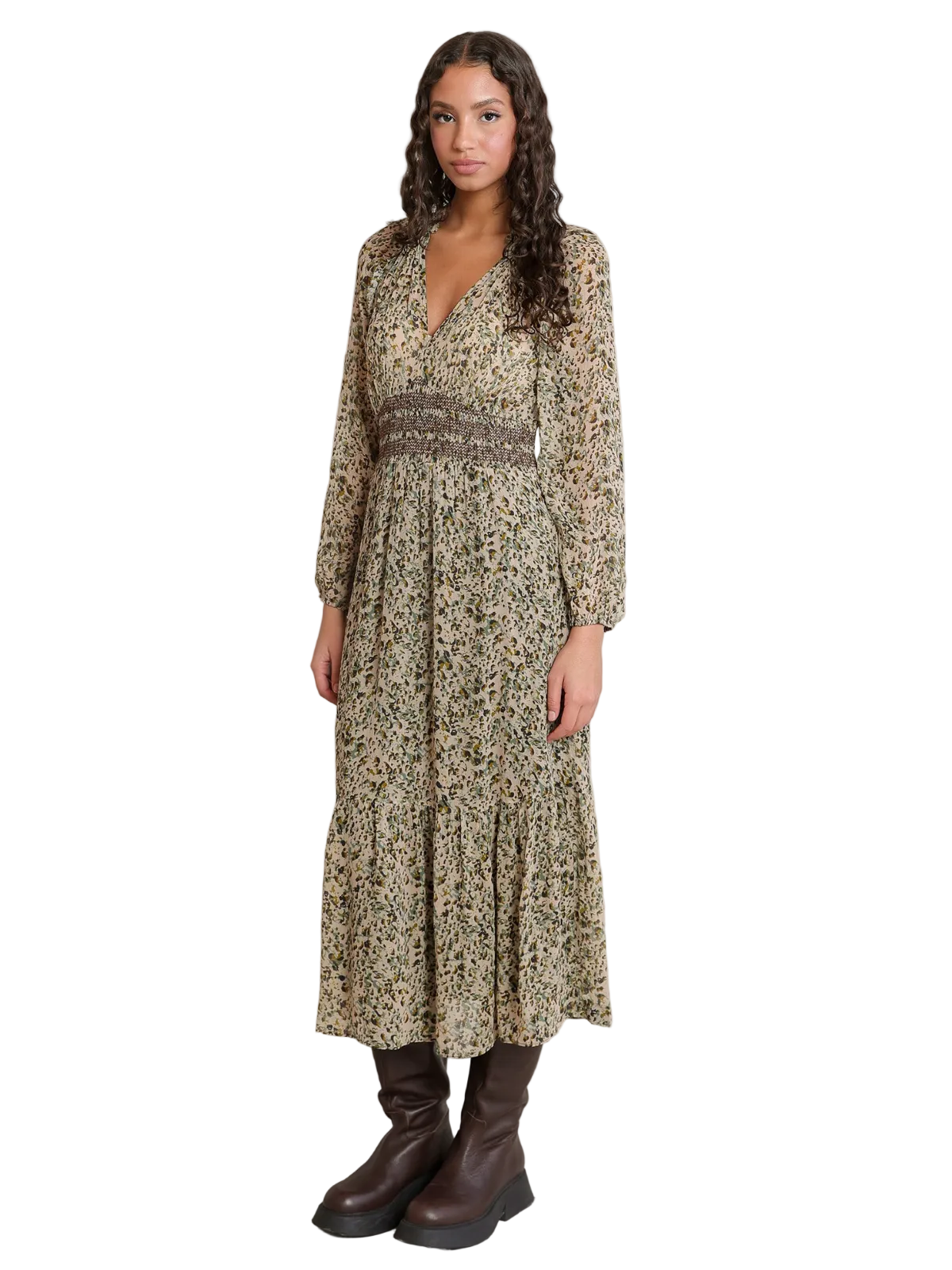 Smocking Waist Dress_Dex_2822507