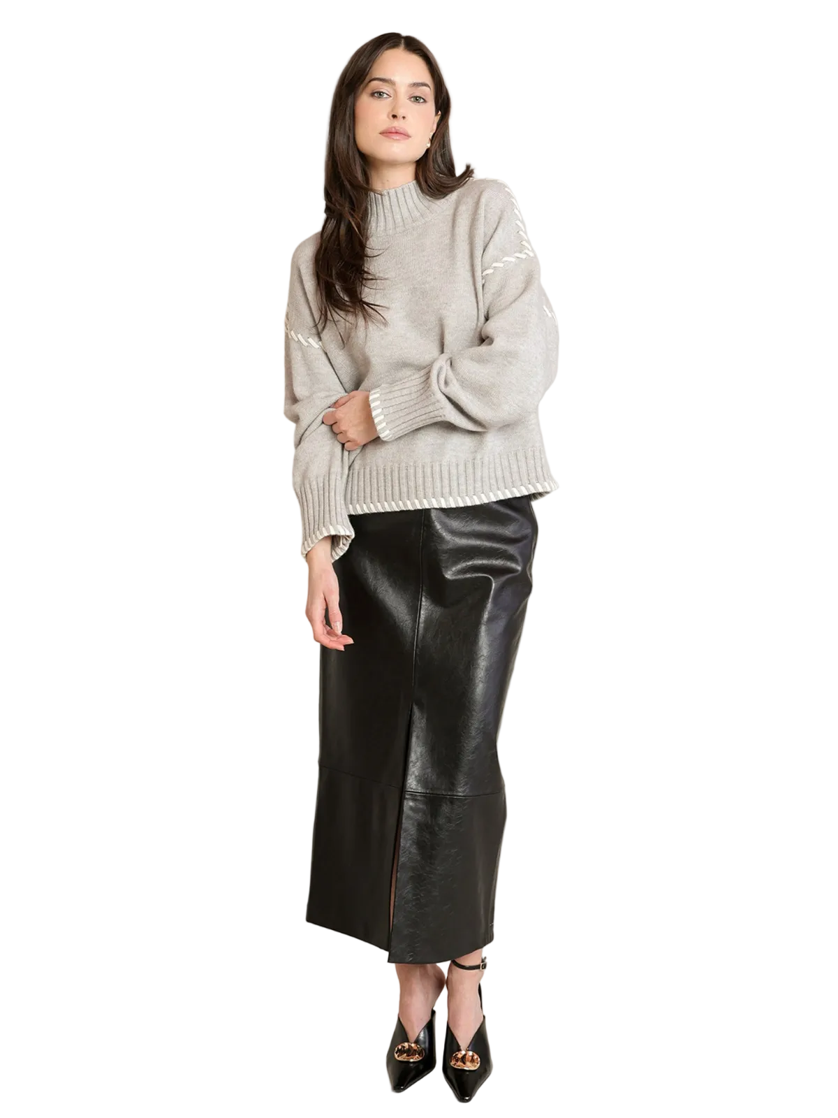 Stitch Turtle Neck Sweater_Dex_2827031