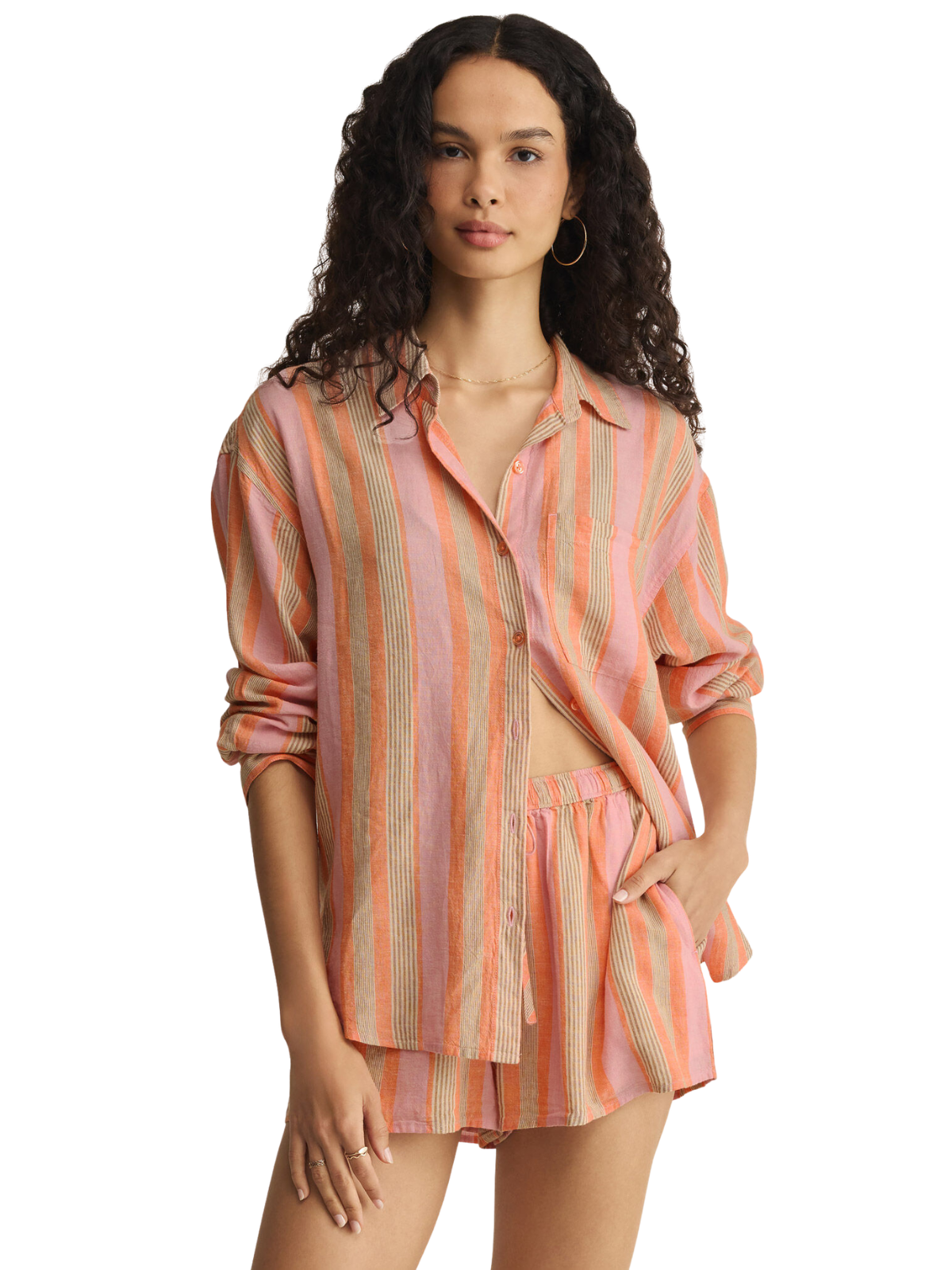 The Perfect Striped Short_Z Supply_ZS262850