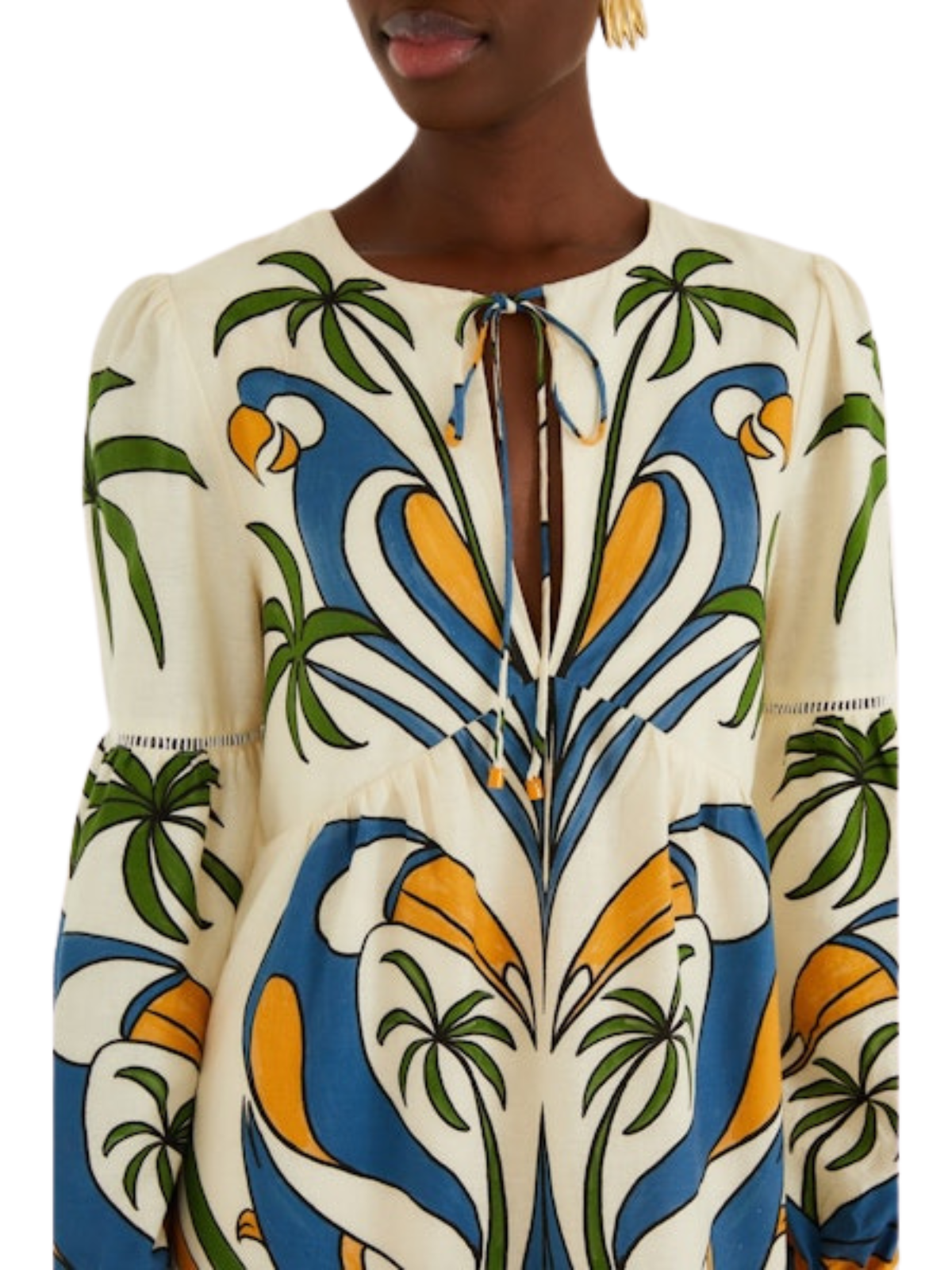 Tropical Graphic Mini Dress_Farm Rio_355471-26009