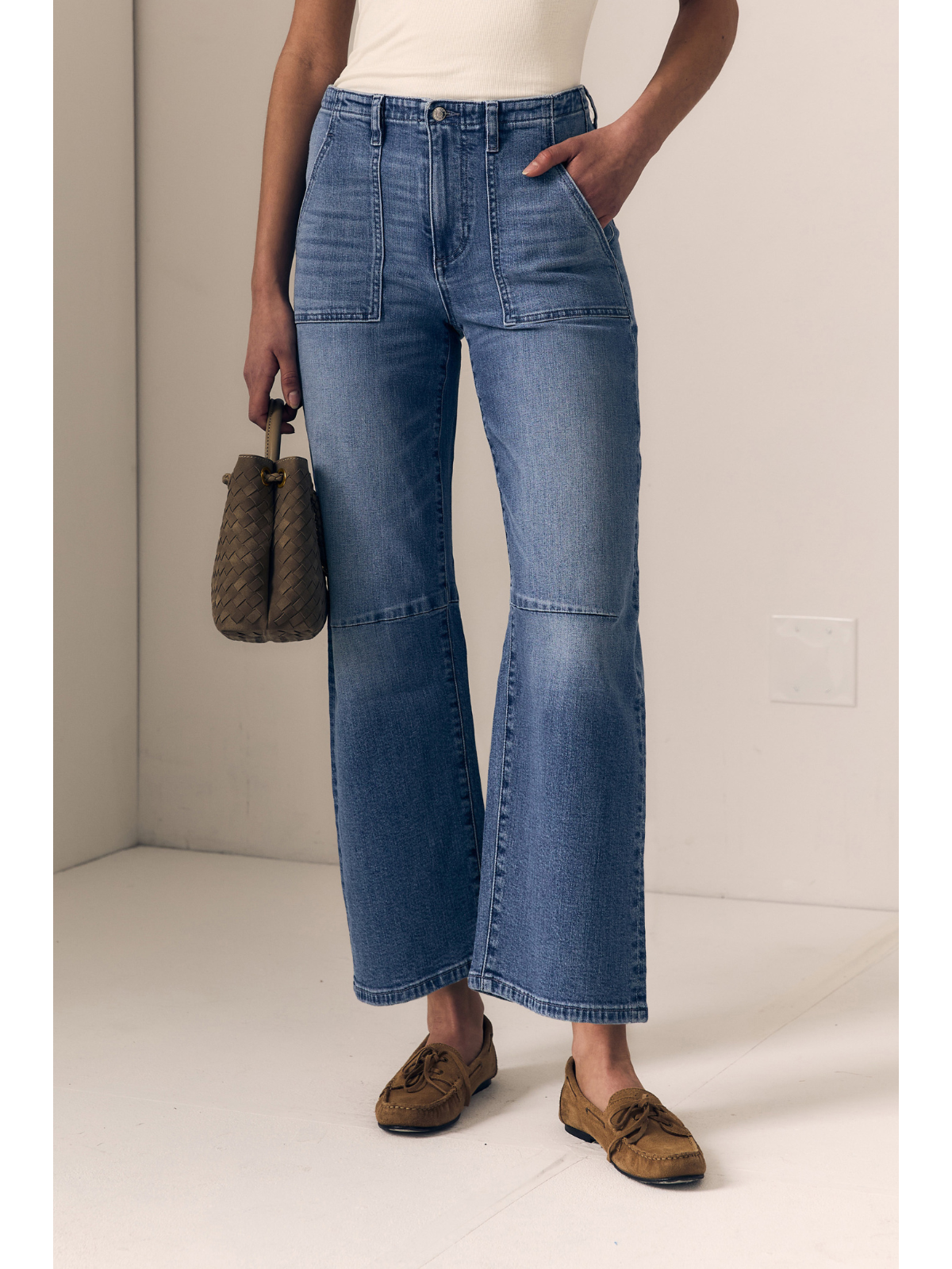 Utility Soft Barrel Jean