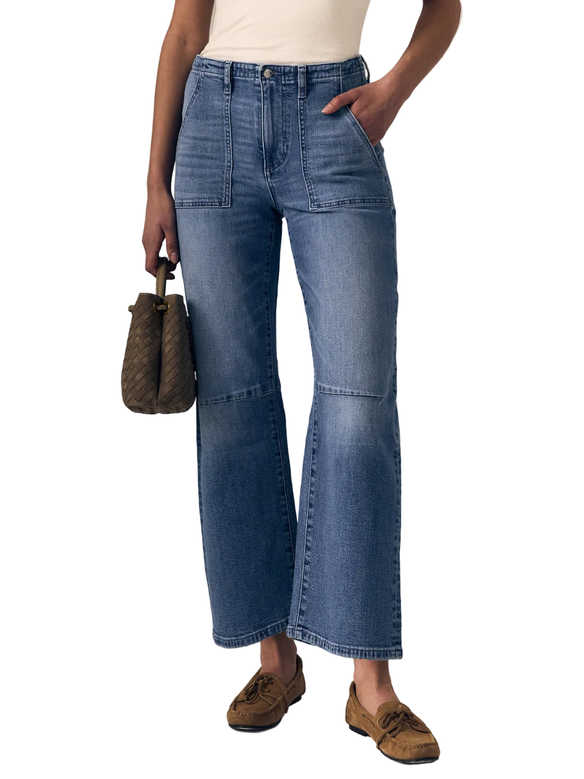 Utility Soft Barrel Jean