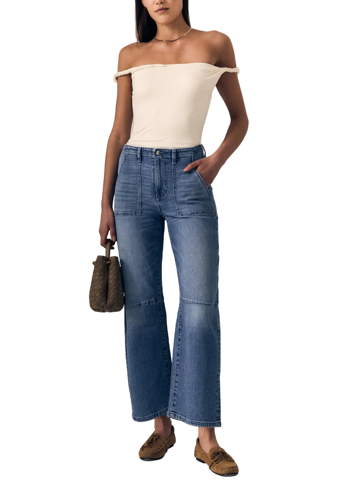 Utility Soft Barrel Jean