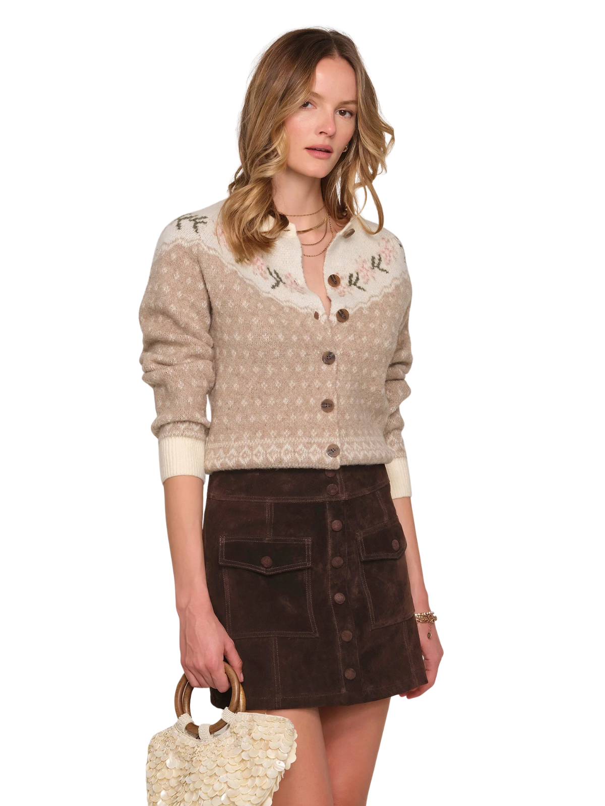 Jina Suede Skirt
