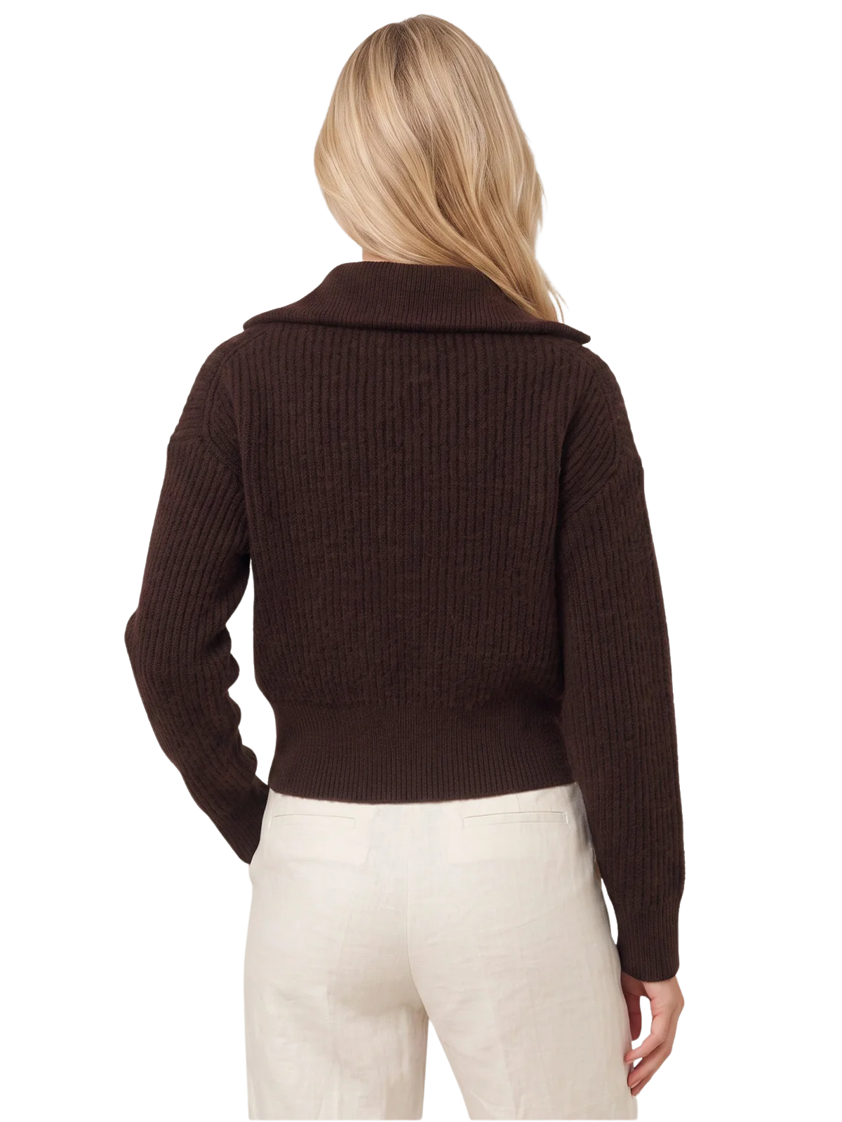 WESLEY CROPPED ZIP FUZZY JACKET_525 America_110051520