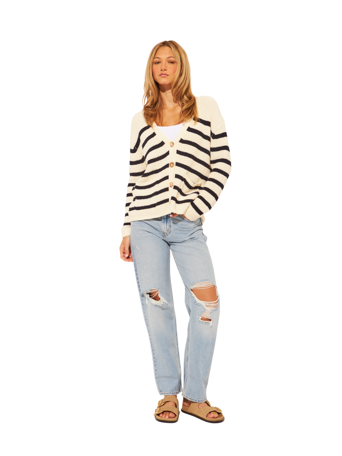 Zayn Striped Cardigan