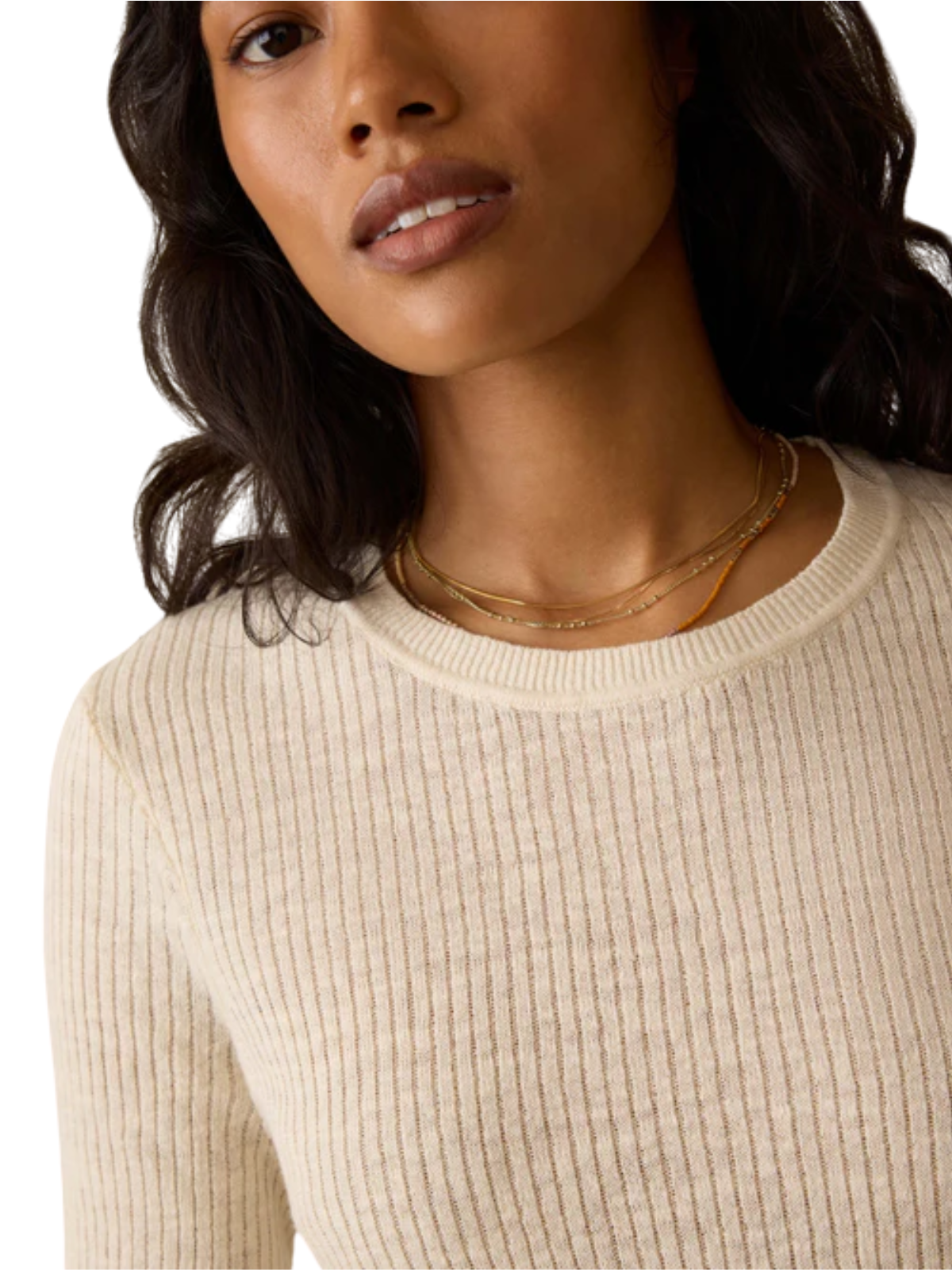 Miramar Linen Rib Tee