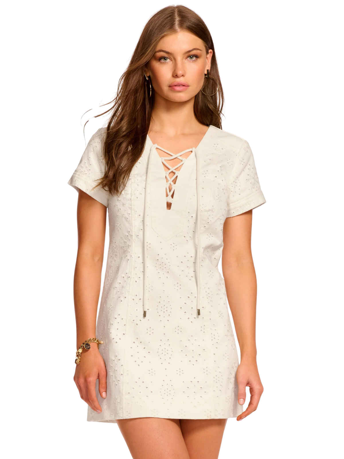eyelet dress women Ines Eyelet Dress