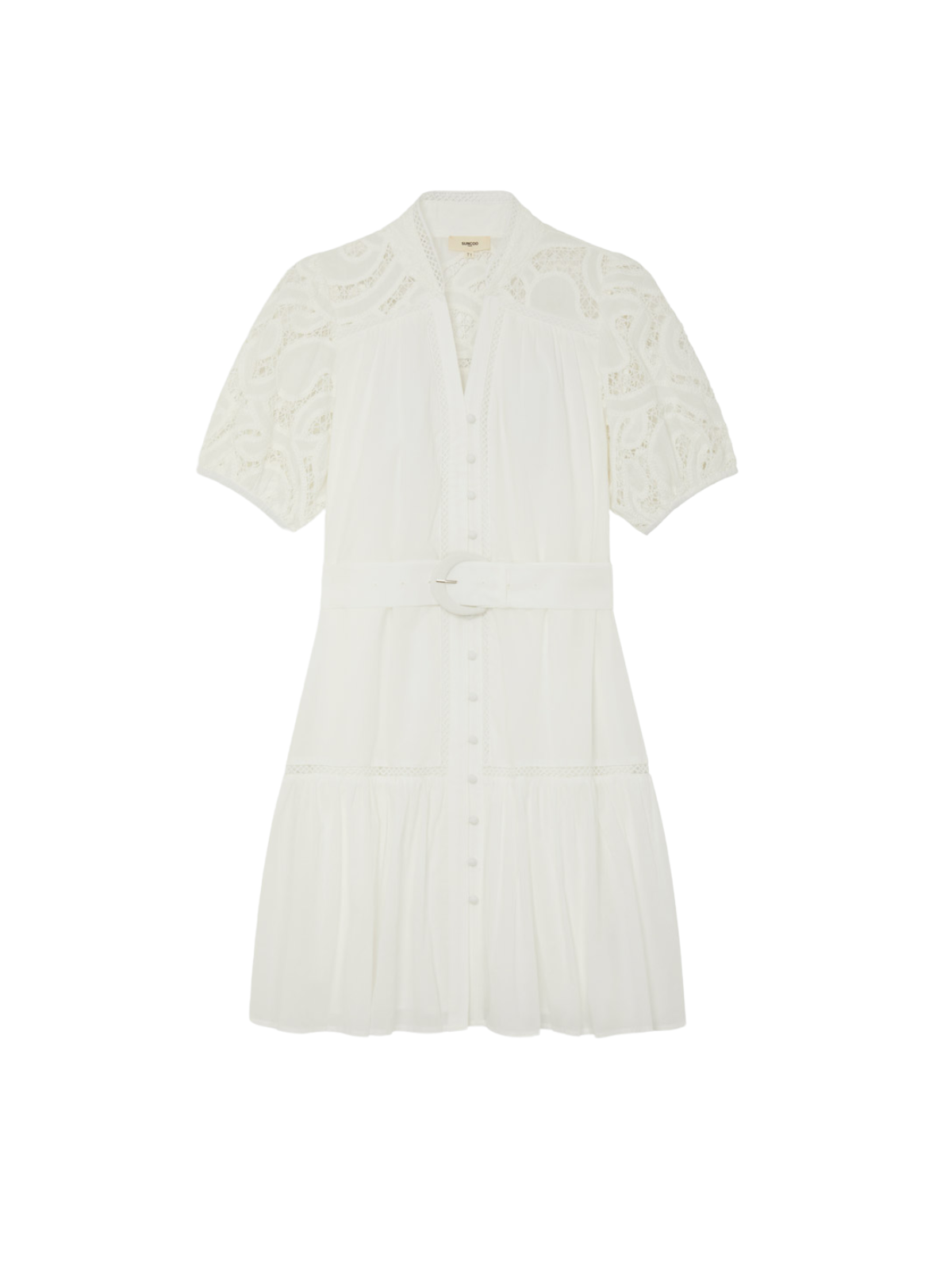 Catleya Belted Lace Dress