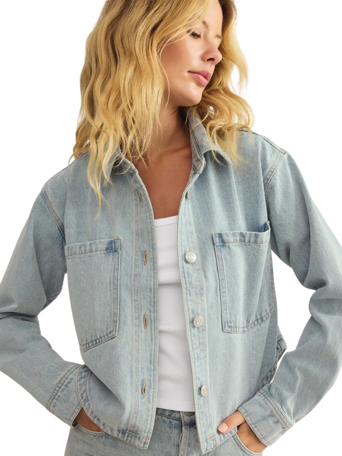 Cropped Denim Jacket