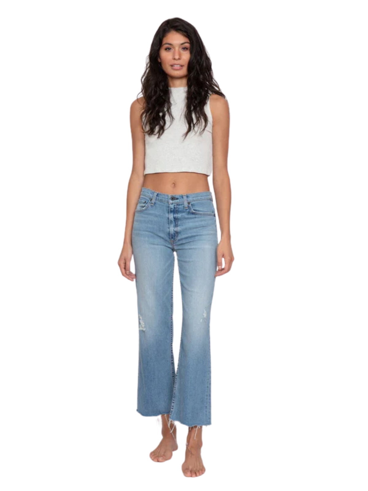 Crop Wide Leg Jean
