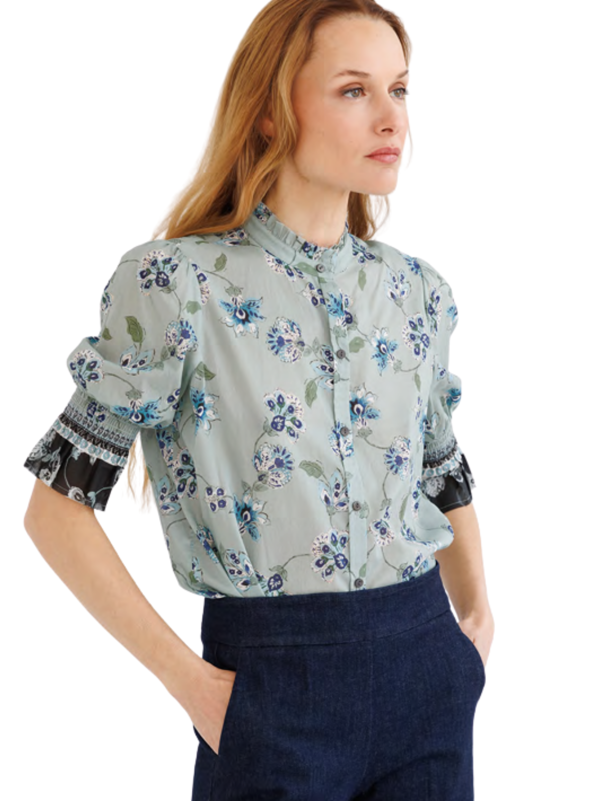 Go Hannah Silk Blouse