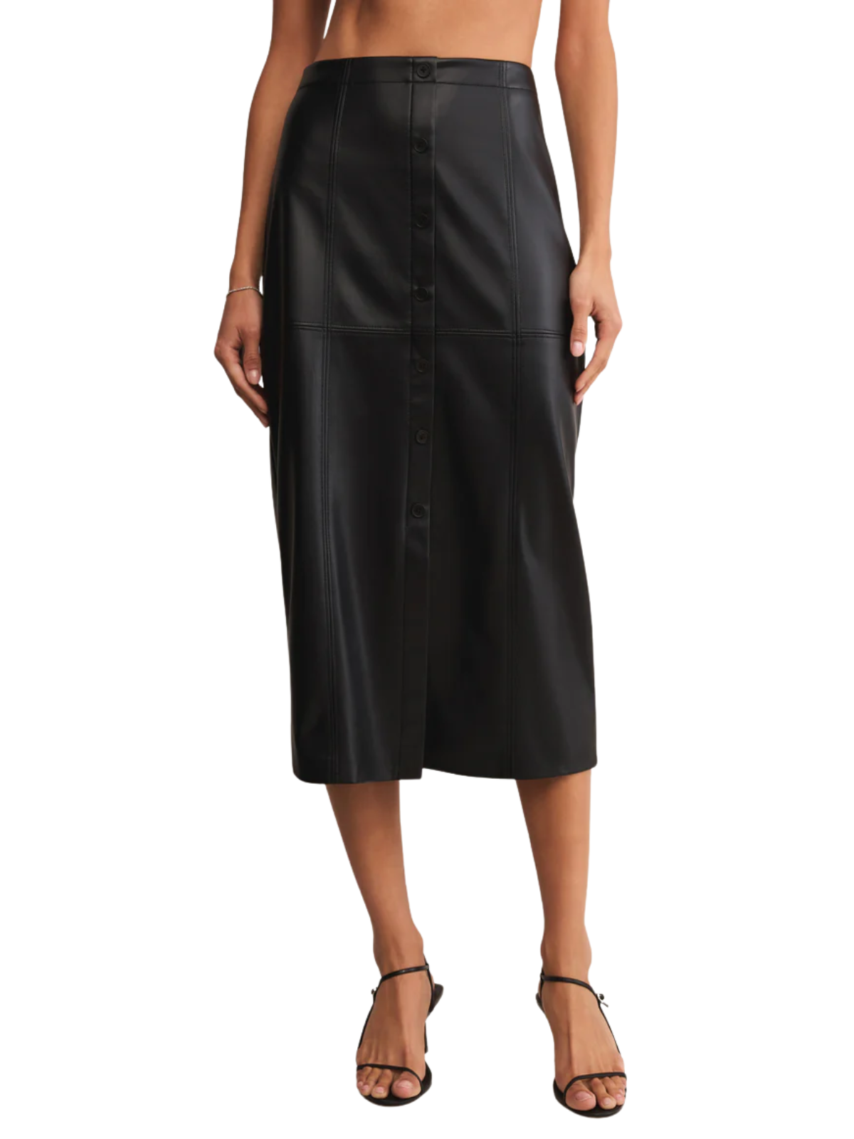 Reine Faux Leather Skirt