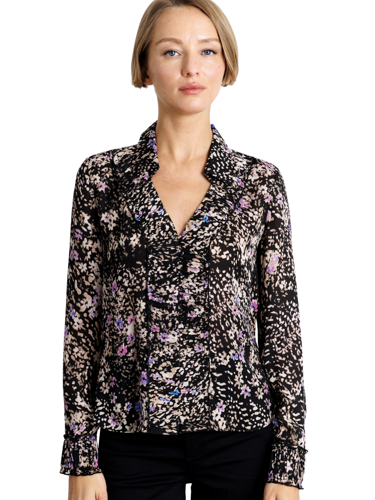 Go Rush to Ruche Blouse