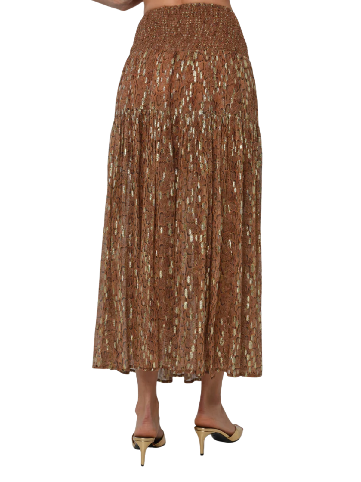 Isabelle Metallic Skirt