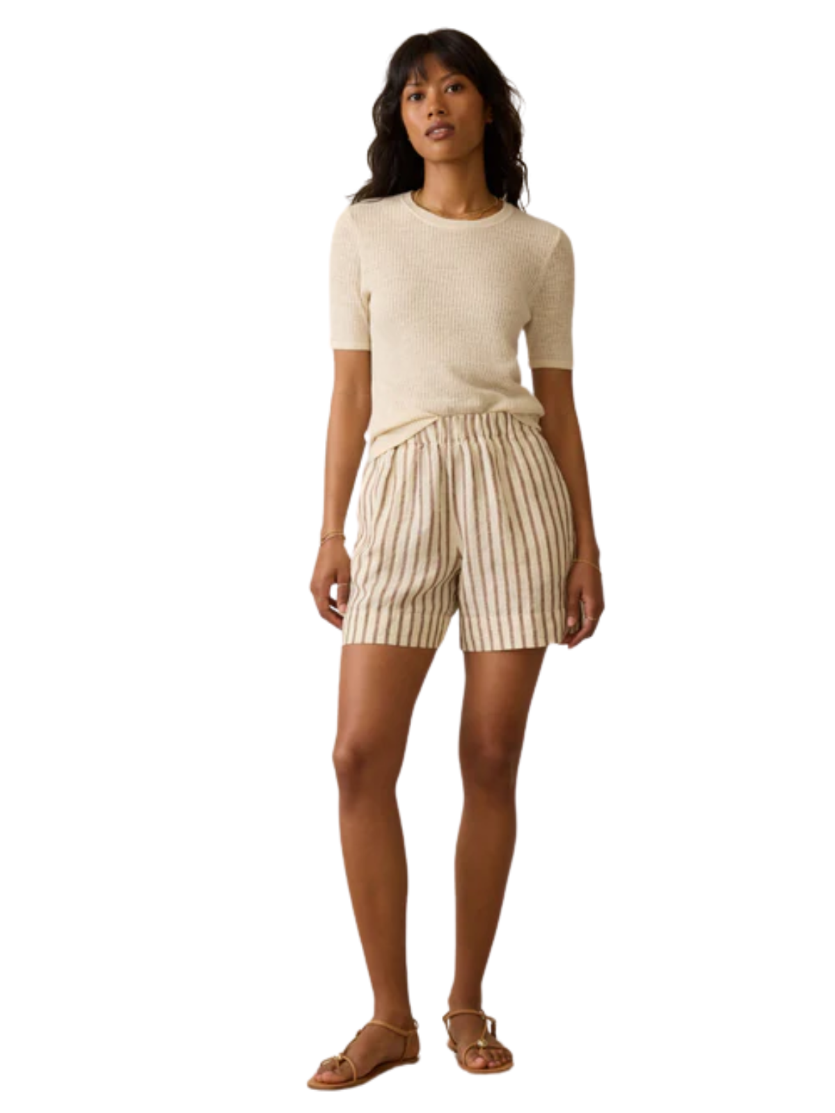 Miramar Linen Rib Tee