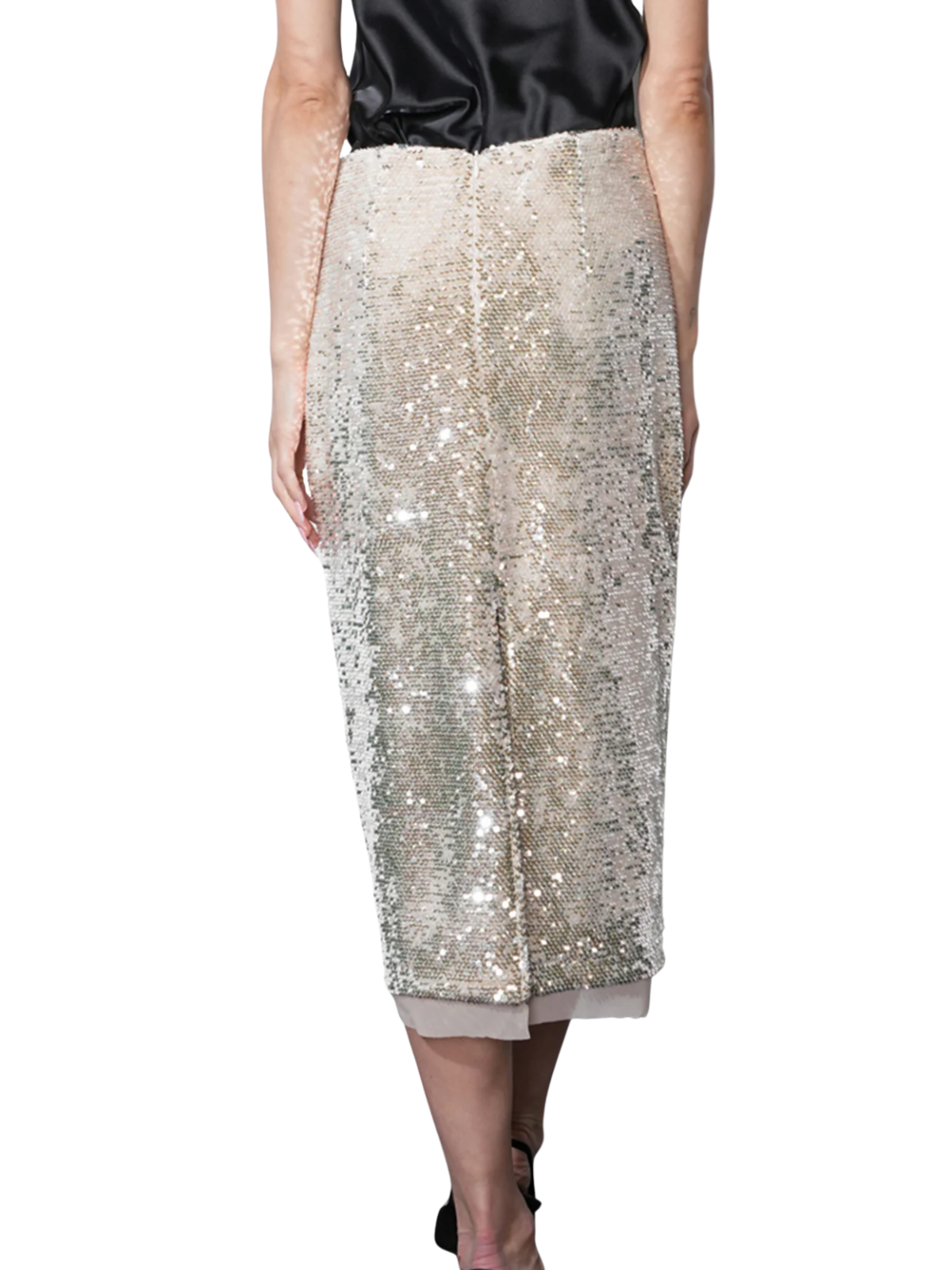Gianna Velvet Sequin Skirt