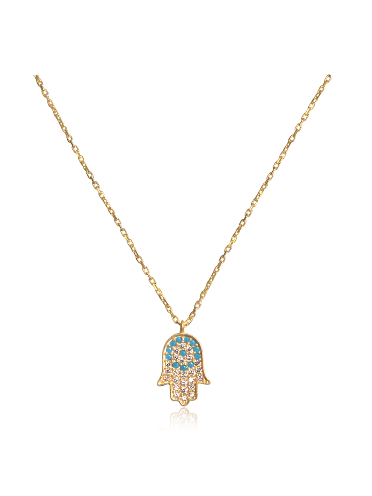 Alessia Hamsa Necklace