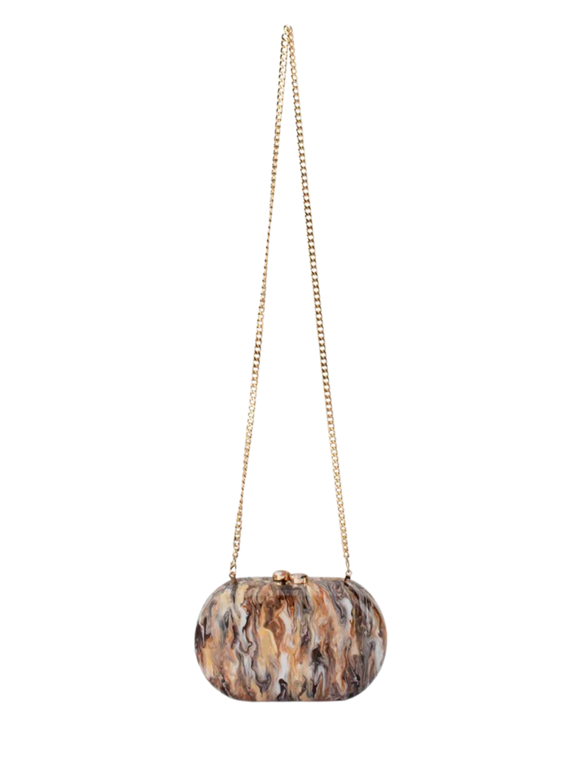 Maeve Marble Clutch