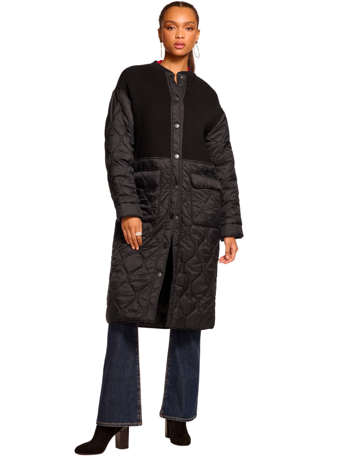 Melanie Puffer Combo Coat