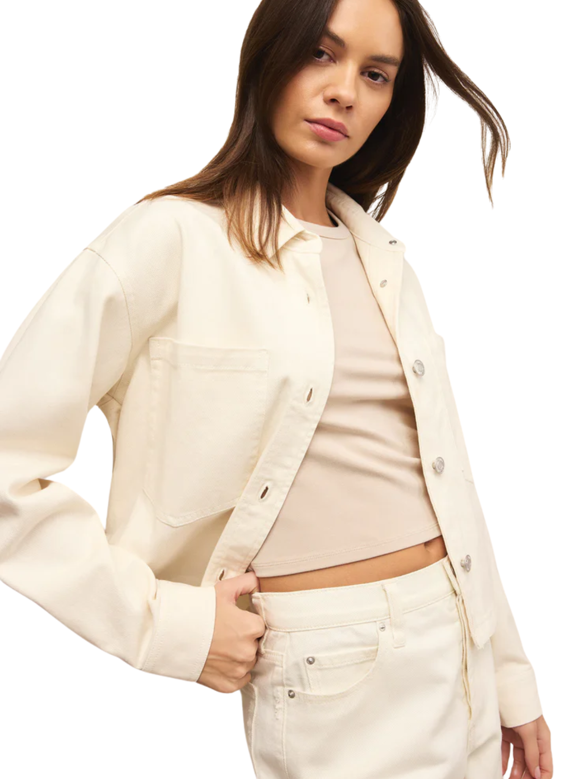 Cropped Denim Jacket