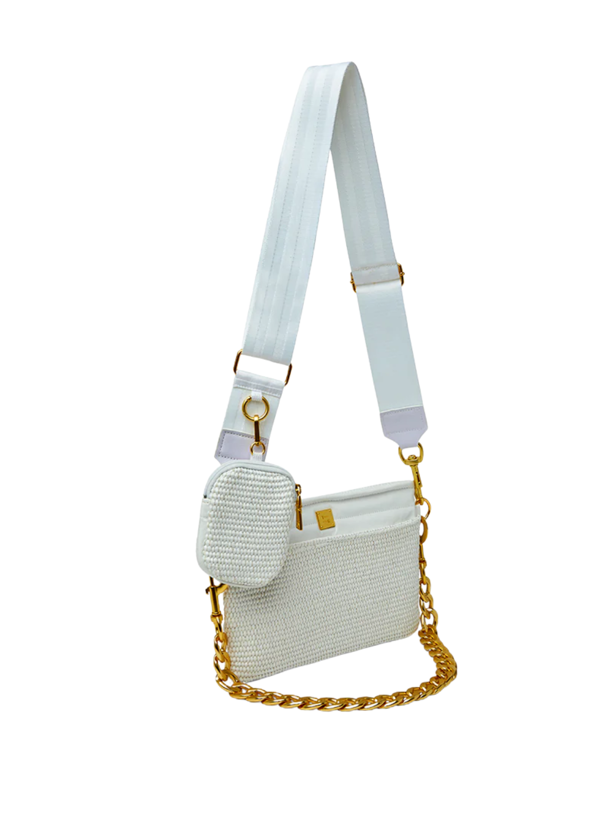 Raffia Downtown Crossbody