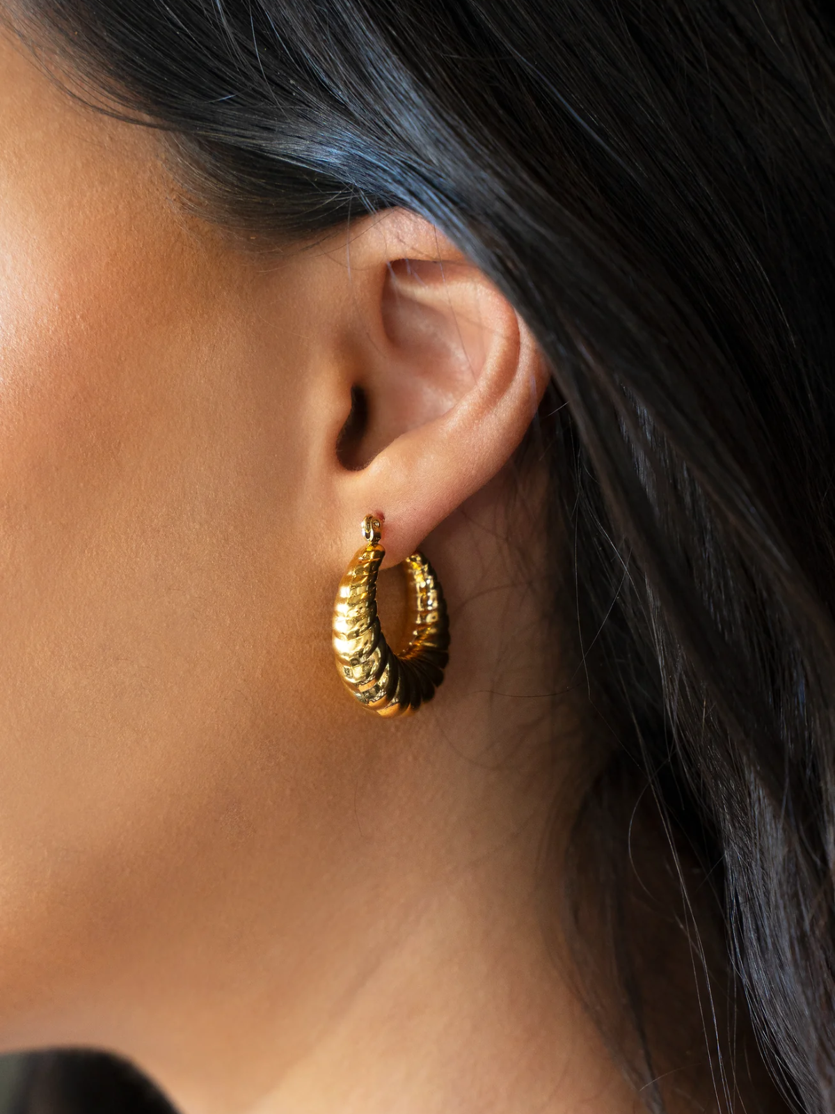 Starla Croissant Hoops