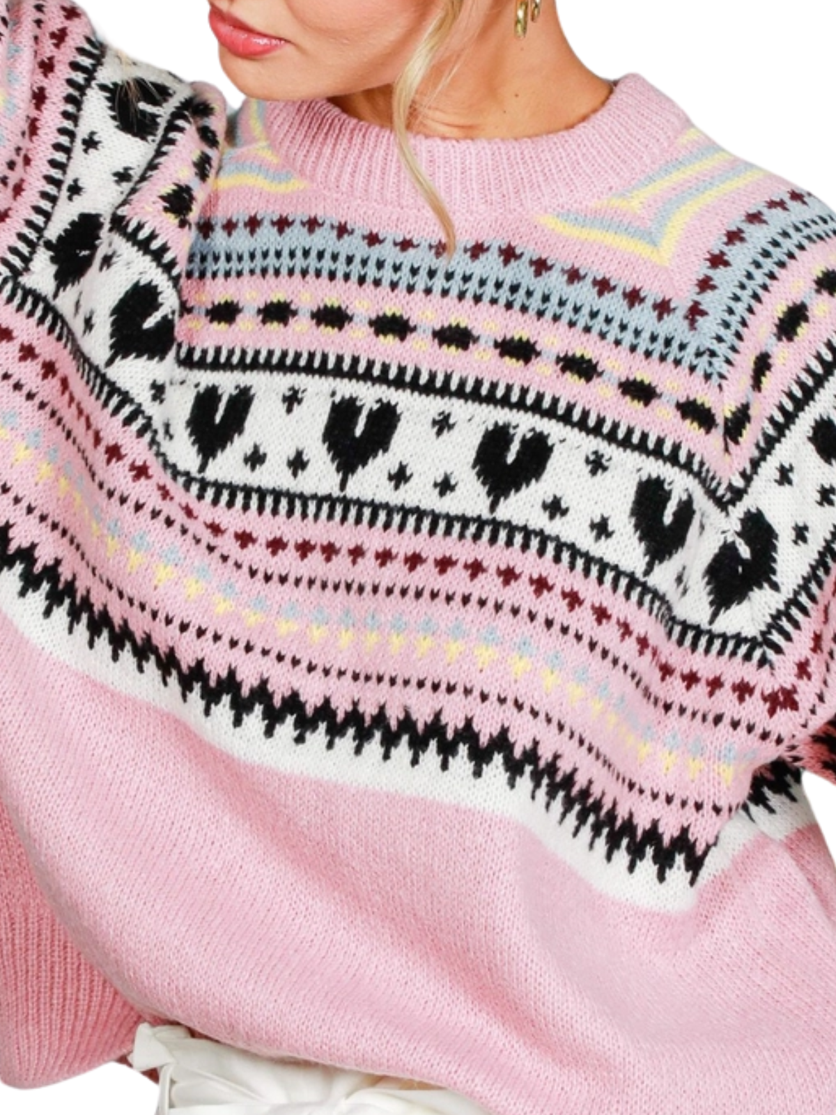 Geometric Knitted Sweater